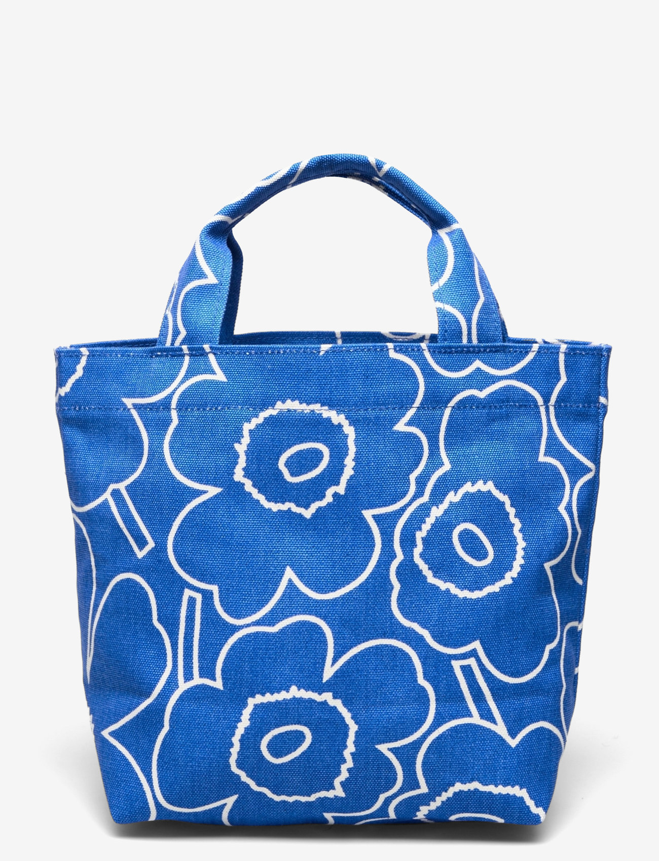 Marimekko - MONO MINI TOTE PIIRTO UNIKKO - tote bags - blue, off white - 2