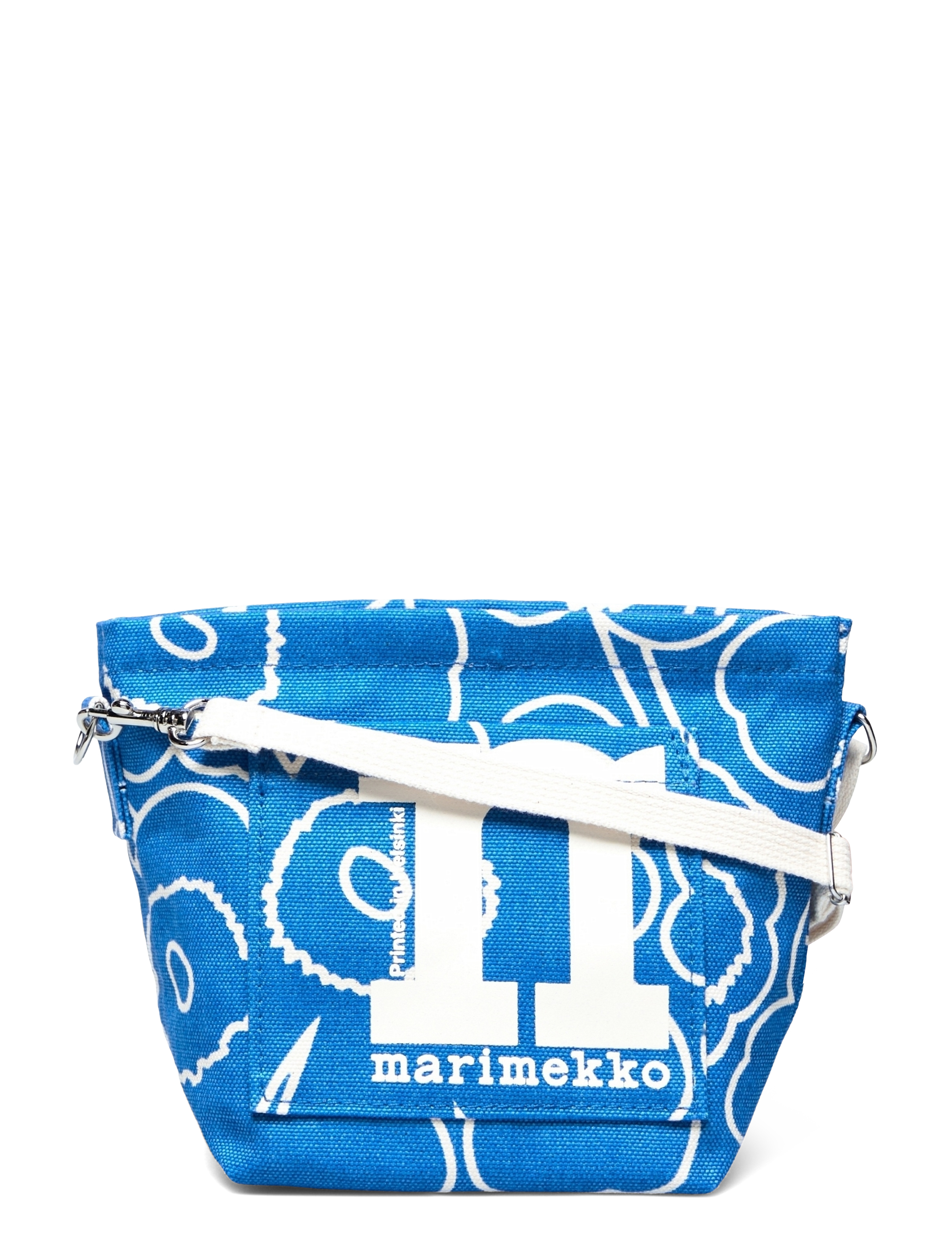 Marimekko MONO MINI CROSSBODY UNIKKO - Crossbody Bags - BLUE, OFF WHITE / blue