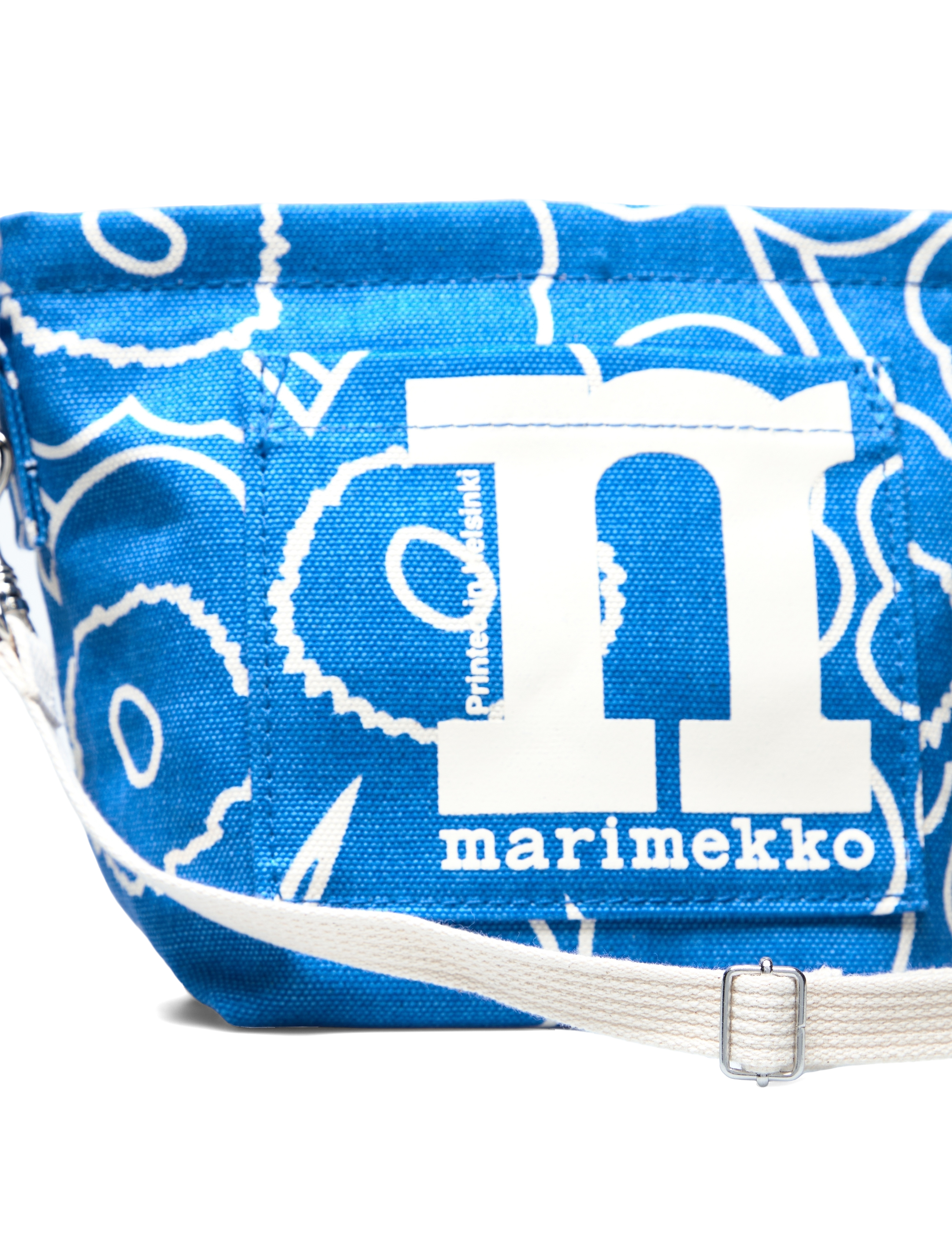 Marimekko - MONO MINI CROSSBODY UNIKKO - vinsældir í tísku - blue, off white - 3