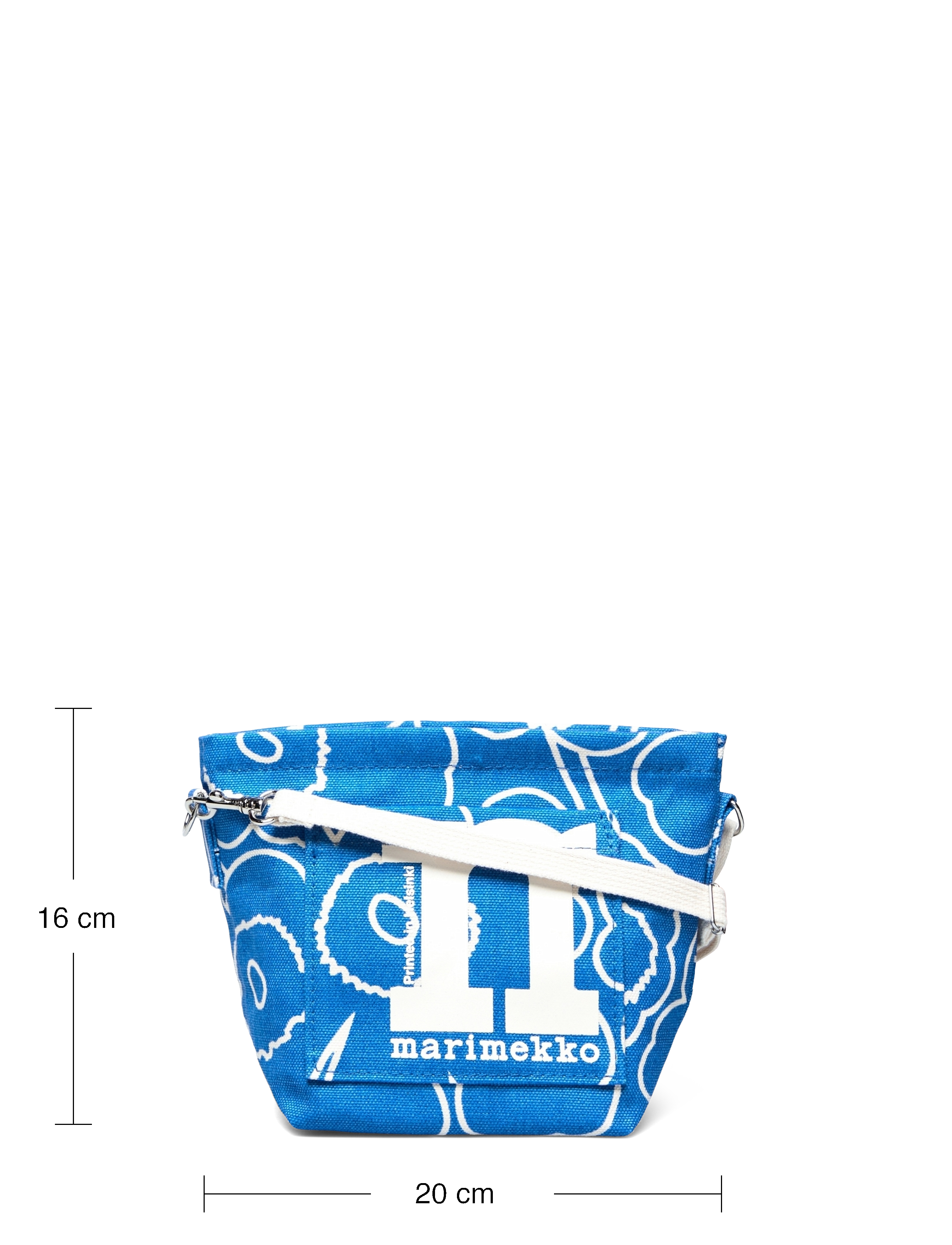Marimekko - MONO MINI CROSSBODY UNIKKO - vinsældir í tísku - blue, off white - 5