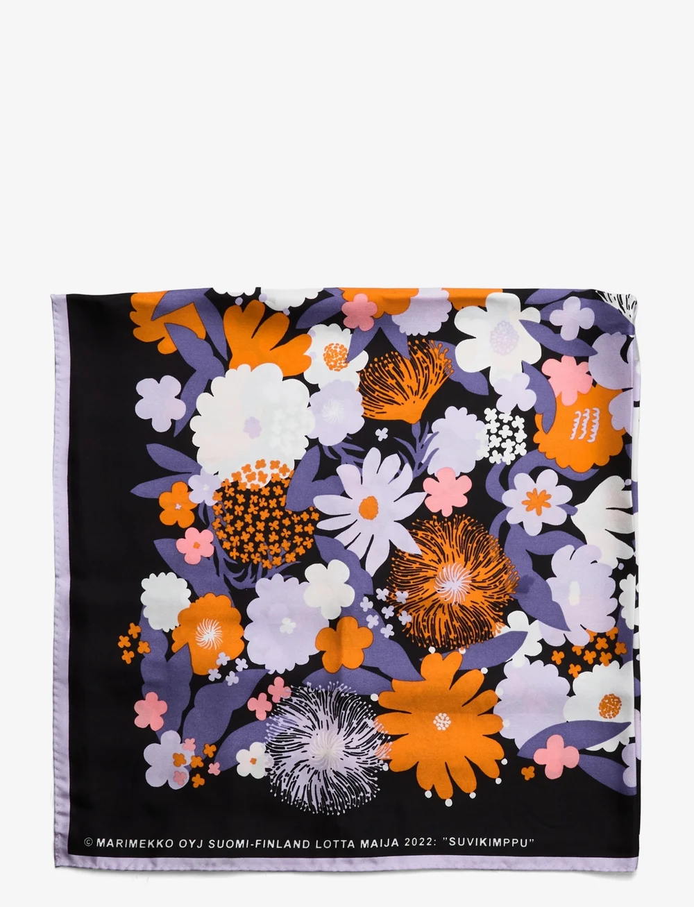 Marimekko - LAUHTUA SUVIKIMPPU - modetrends - lilac, black, off whi., orange - 2