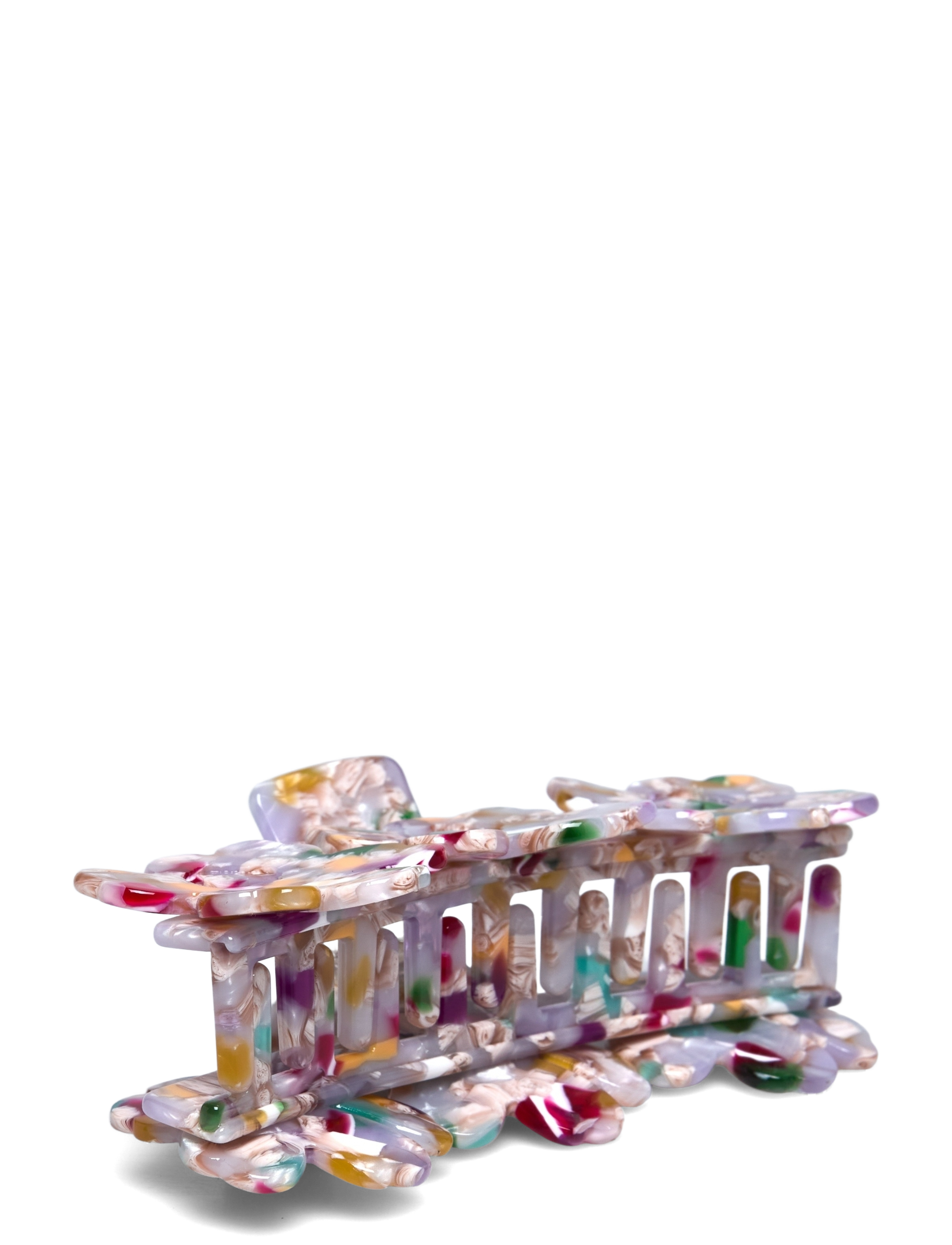 Marimekko - MINI UNIKKO HAIR CLIP MULTI - lilac, fuchsia, white - 2