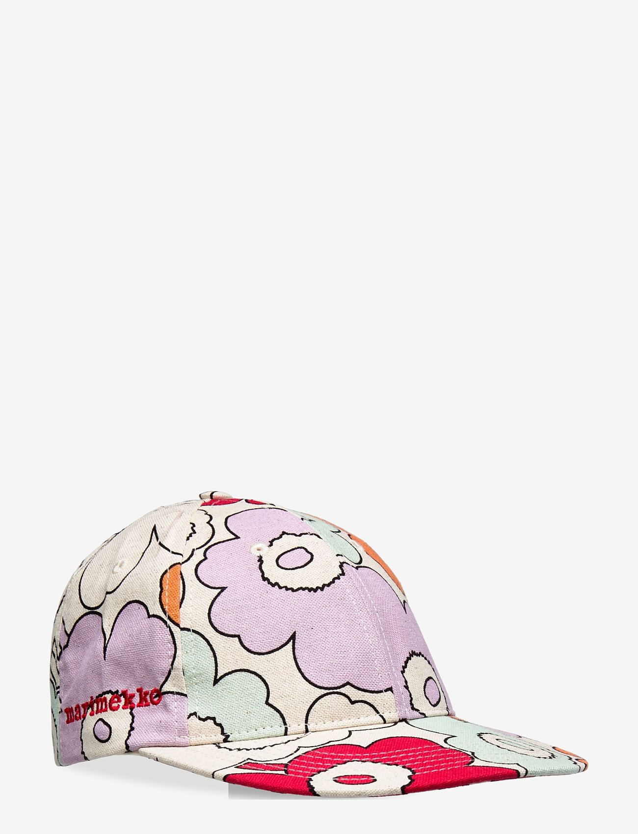 Marimekko - KOHDE PIIRTO UNIKKO - off white, red, orange, lilac - 1