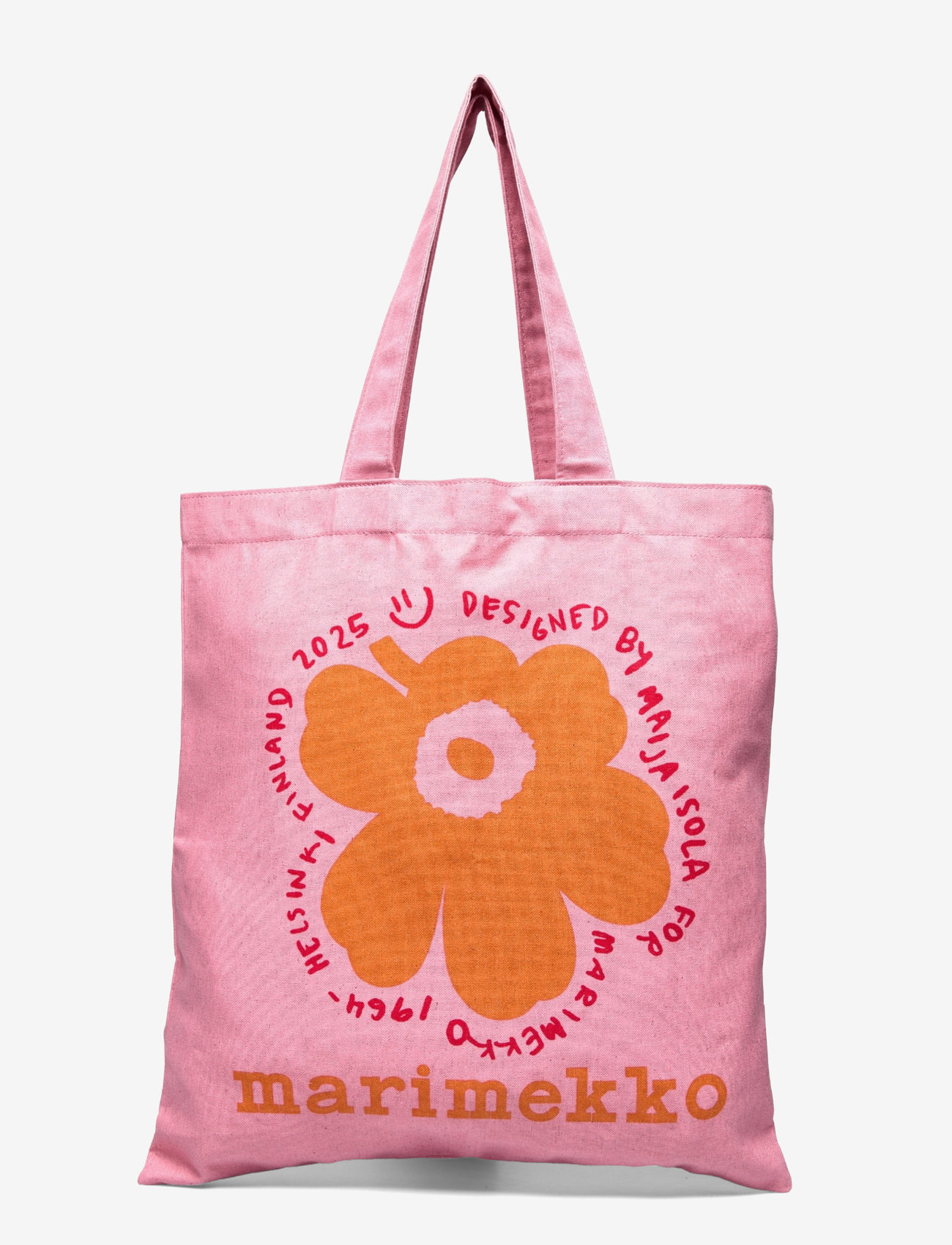 Marimekko - VANKKA UNIKKO PLACEMENT - tote bags - pink, orange, red - 0