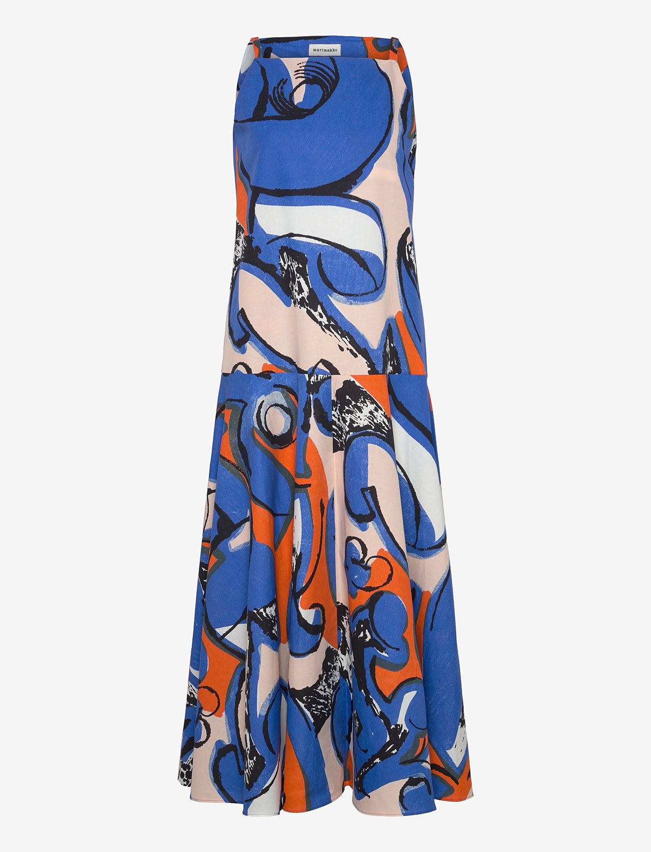 Marimekko - ANTRA ELDFAMN - blue, peach, orange - 0