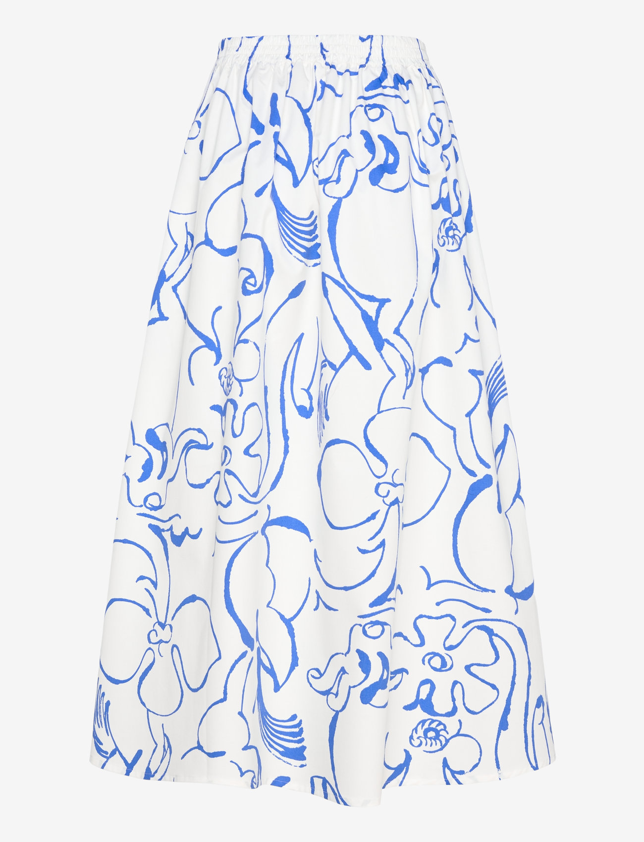 Marimekko - BUKLEE BALUNS - midi nederdele - white, blue - 1