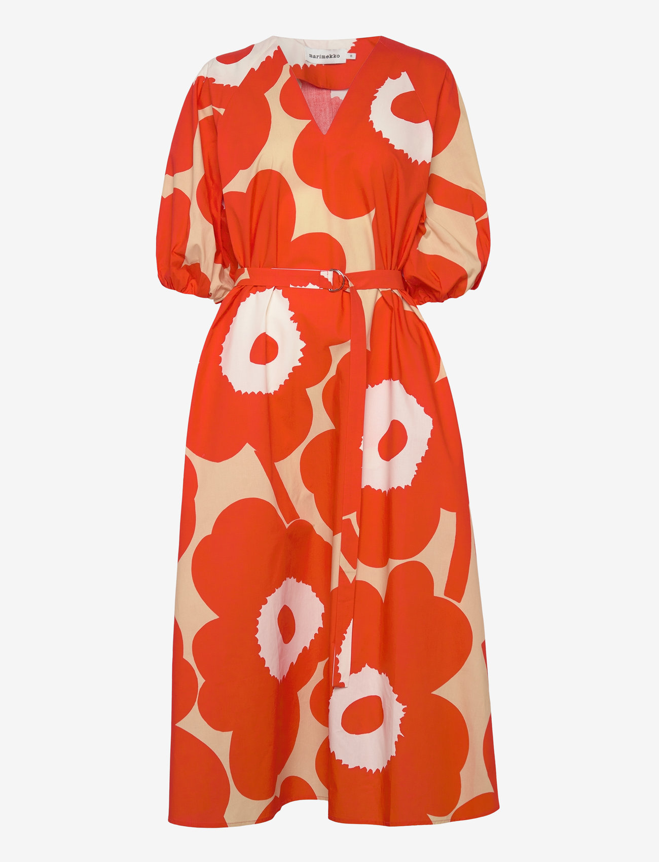 Marimekko - KIMPPU UNIKKO - red, brown, off white - 1