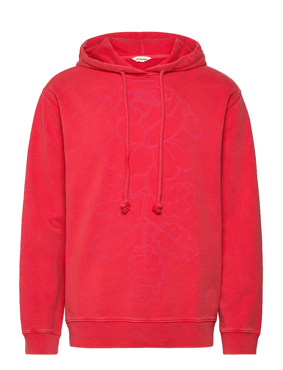 Marimekko - SANOMA VIHKIRUUSU PLACEMENT - kapuzenpullover - red, dark red - 0