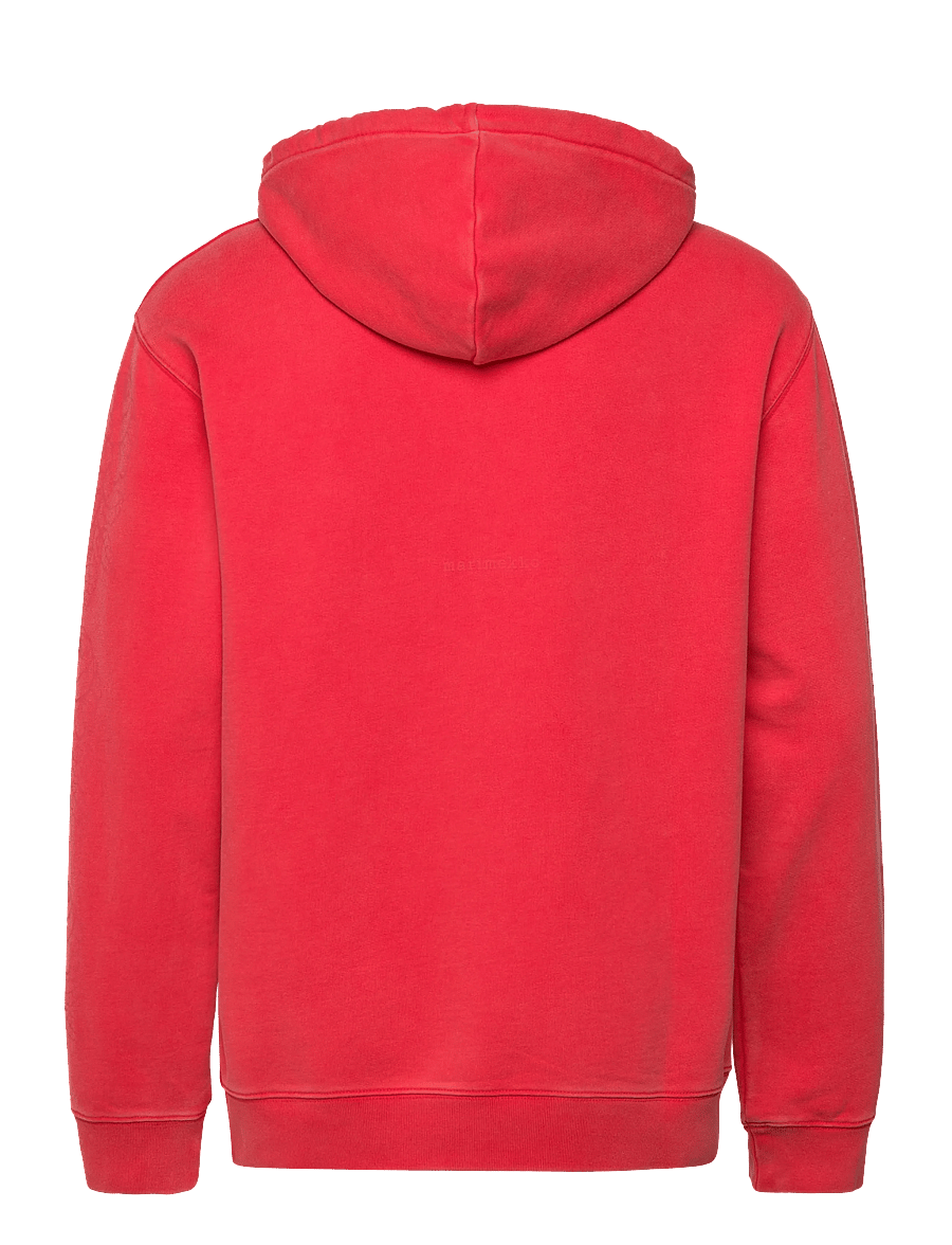 Marimekko - SANOMA VIHKIRUUSU PLACEMENT - kapuzenpullover - red, dark red - 1
