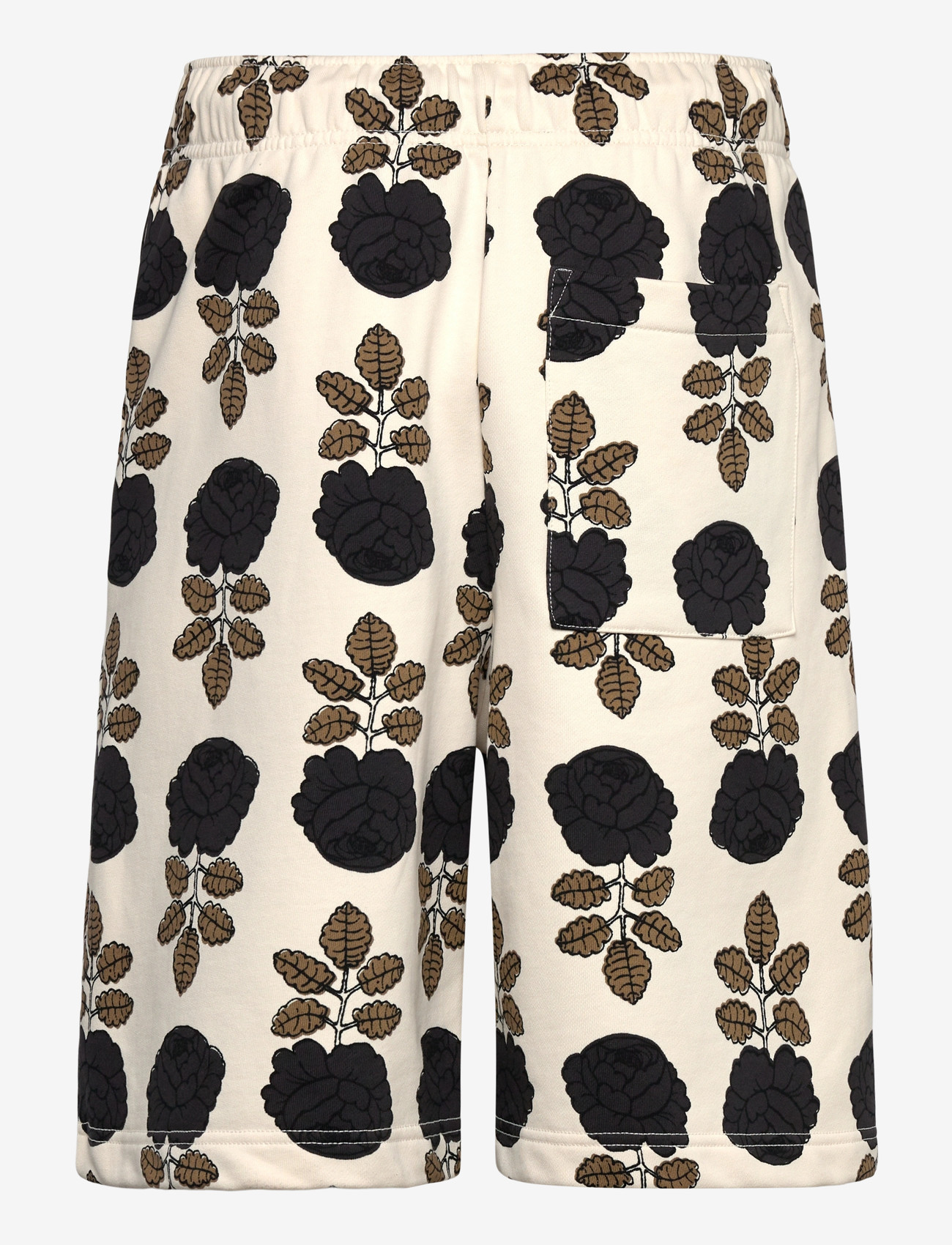 Marimekko - SARANA VIHKIRUUSU - casual shorts - off white, brown, dark grey - 1