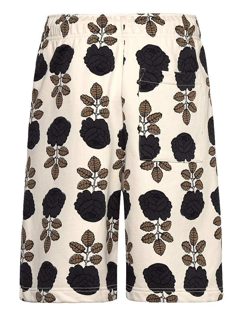 Marimekko - SARANA VIHKIRUUSU - casual shorts - off white, brown, dark grey - 1