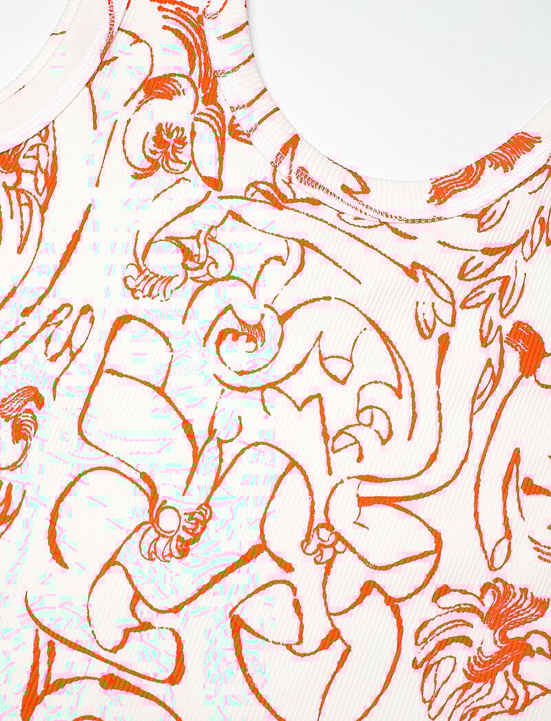 Marimekko - TAIDE CACTIS - suvekleidid - white, red - 5