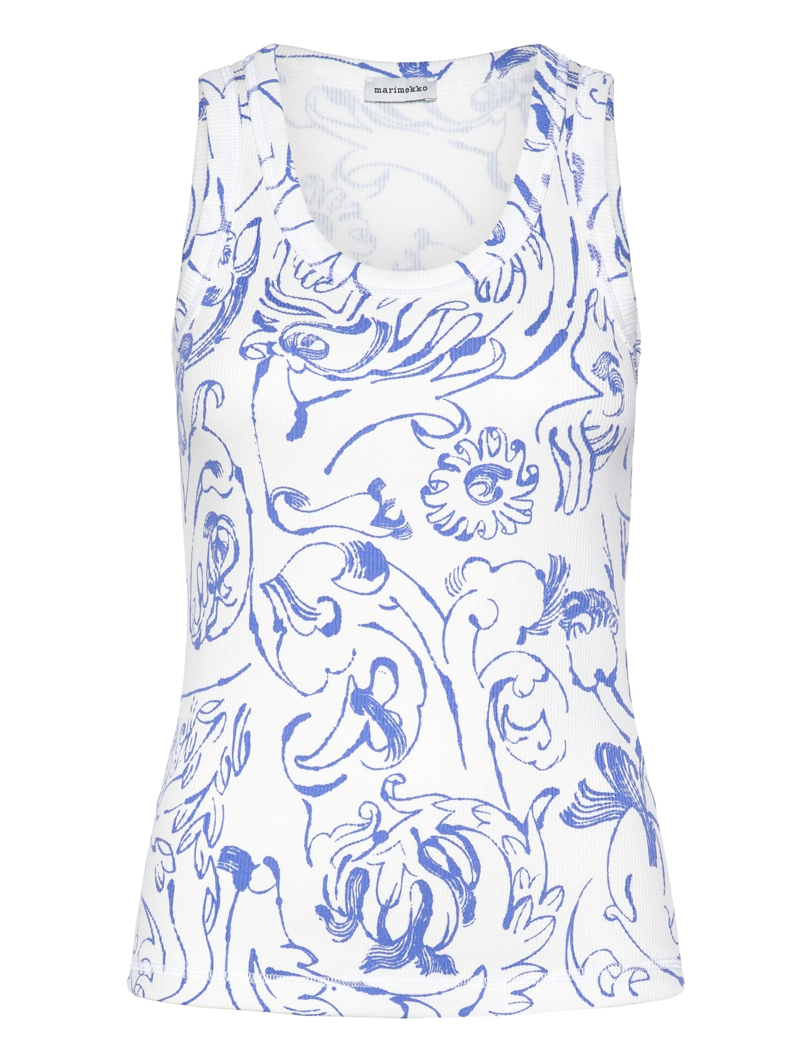 WHITE, BLUE