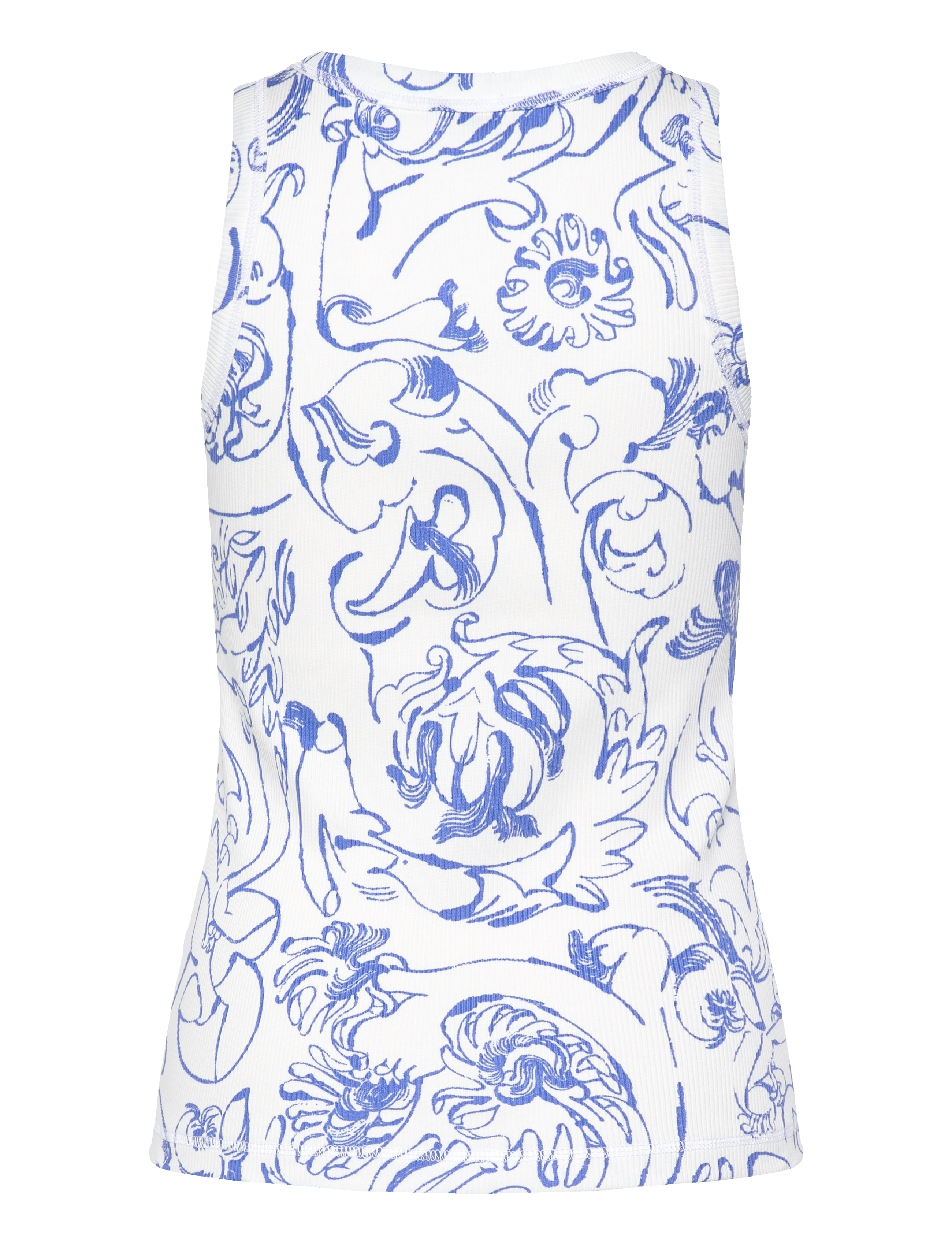Marimekko - PIIRROS CACTIS - white, blue - 2