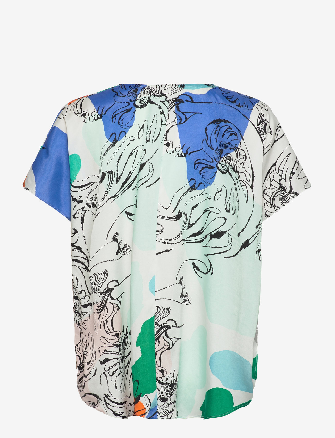 Marimekko - HERKKÄ BLOMBOM - herbstliche kleidung - off white, blue, green, red - 1