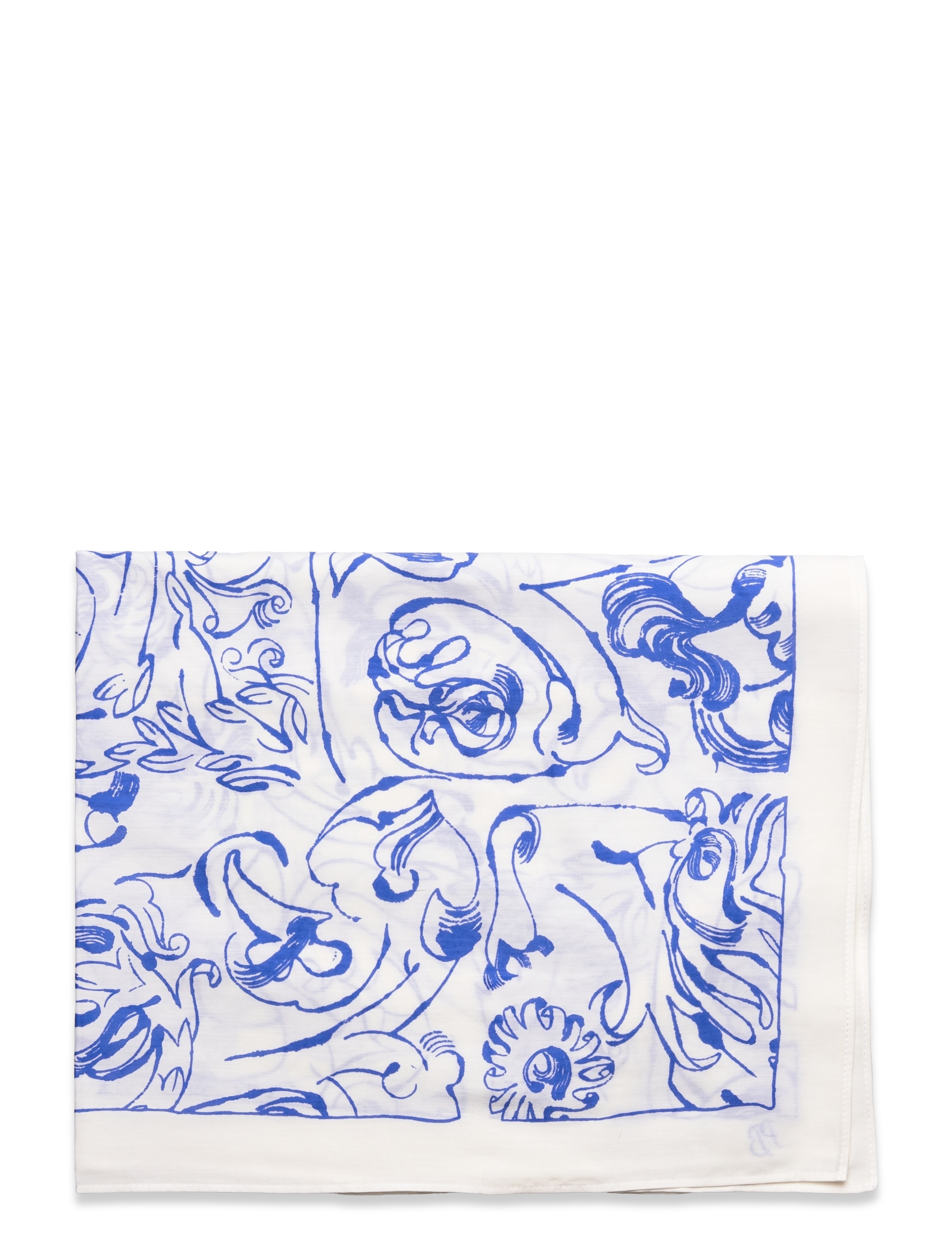 Marimekko - LIERIÖ CACTIS - tynde tørklæder - white, blue - 2