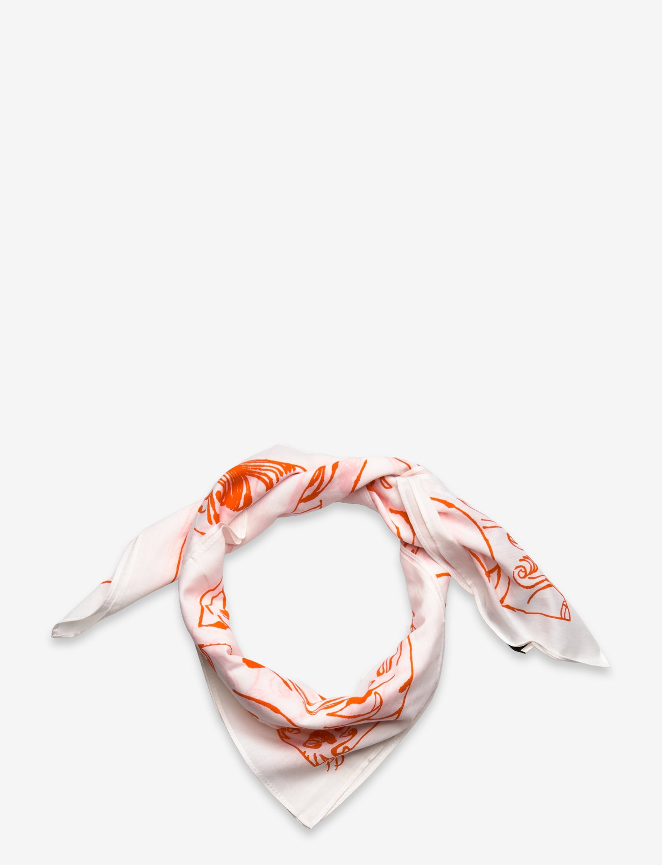 Marimekko - LIERIÖ CACTIS - tynde tørklæder - white, orange - 1