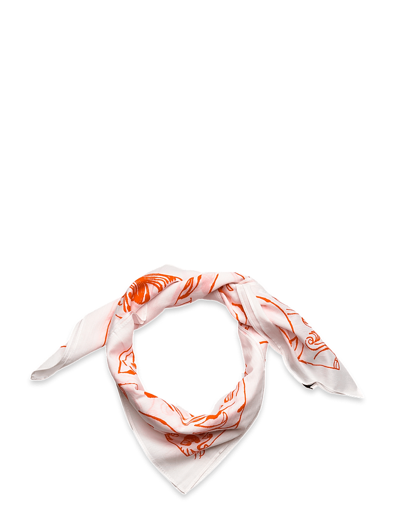 Marimekko - LIERIÖ CACTIS - sjalar - white, orange - 1