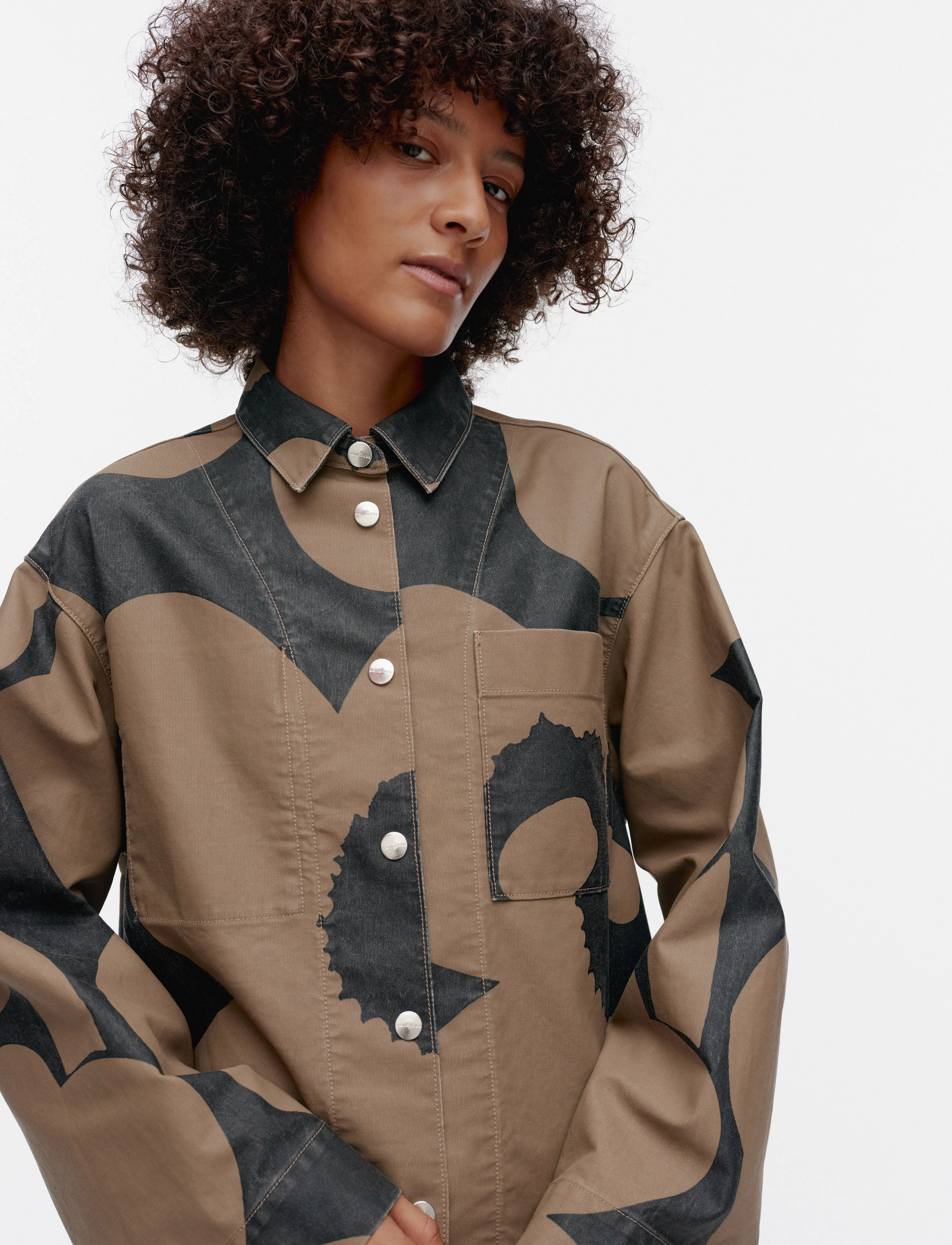 Marimekko - ABSTRAKTIO UNIKKO - black, light brown - 4
