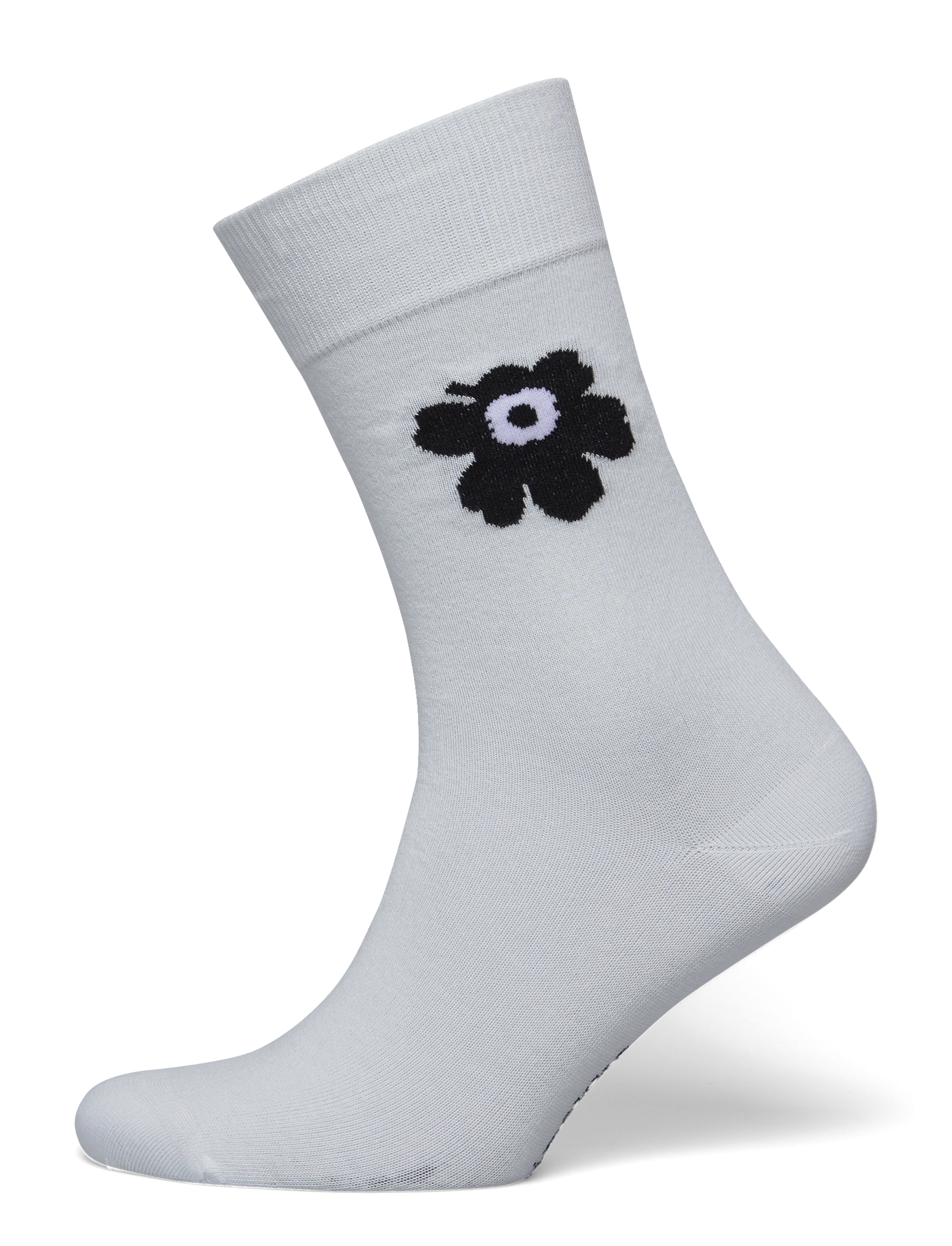 Marimekko KASVAA UNIKKO ONE - Almindelige strømper - WHITE, BLACK / white