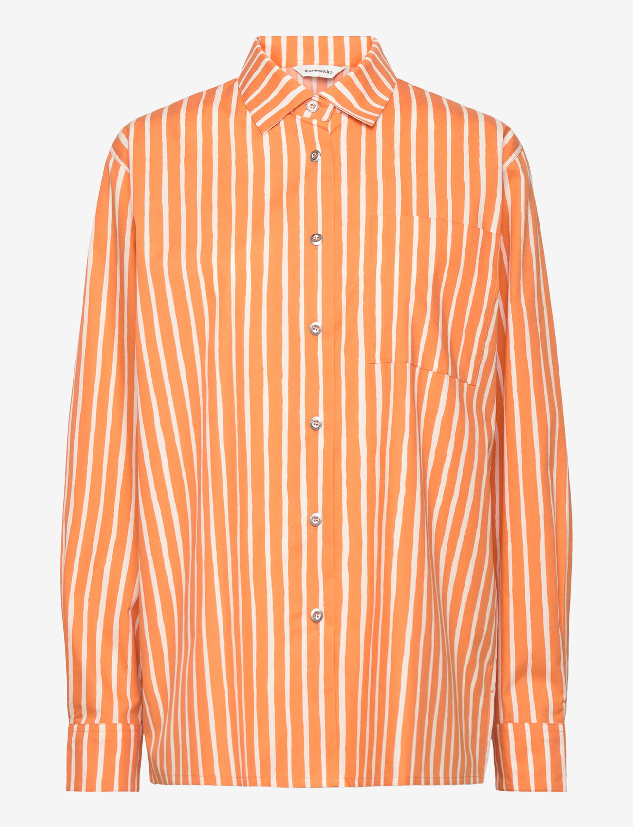 Marimekko - JOKAPOIKA 2017 - long-sleeved shirts - off white, orange - 1