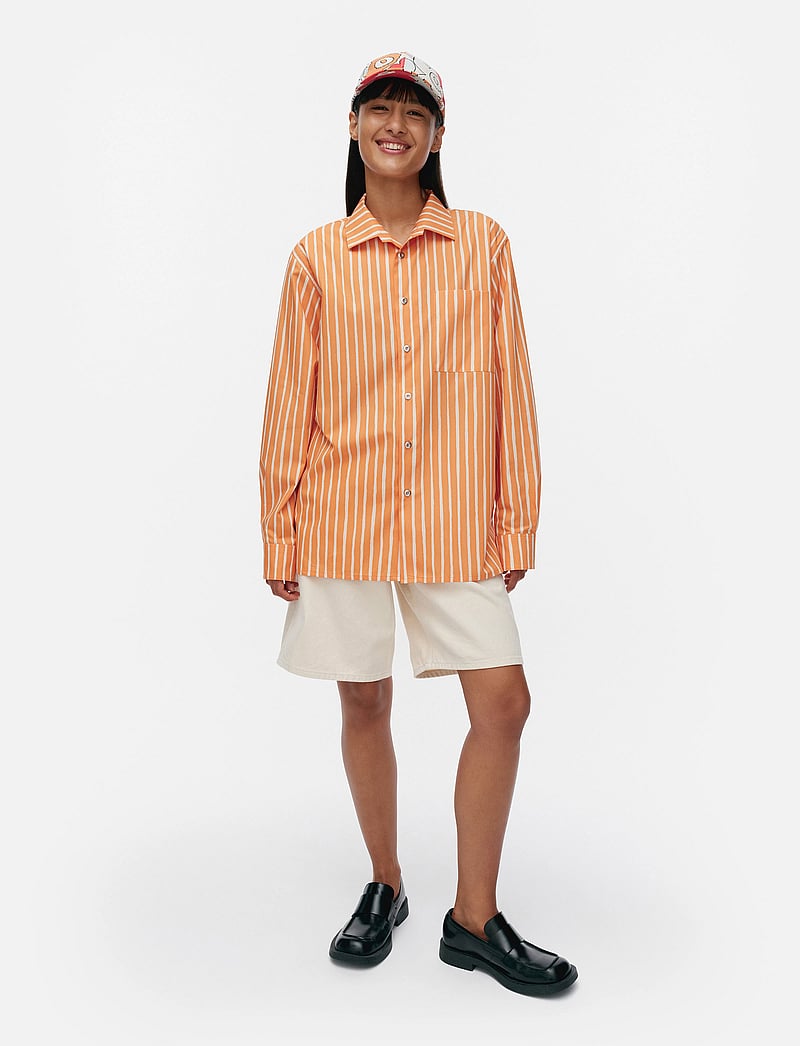 Marimekko - JOKAPOIKA 2017 - long-sleeved shirts - off white, orange - 0