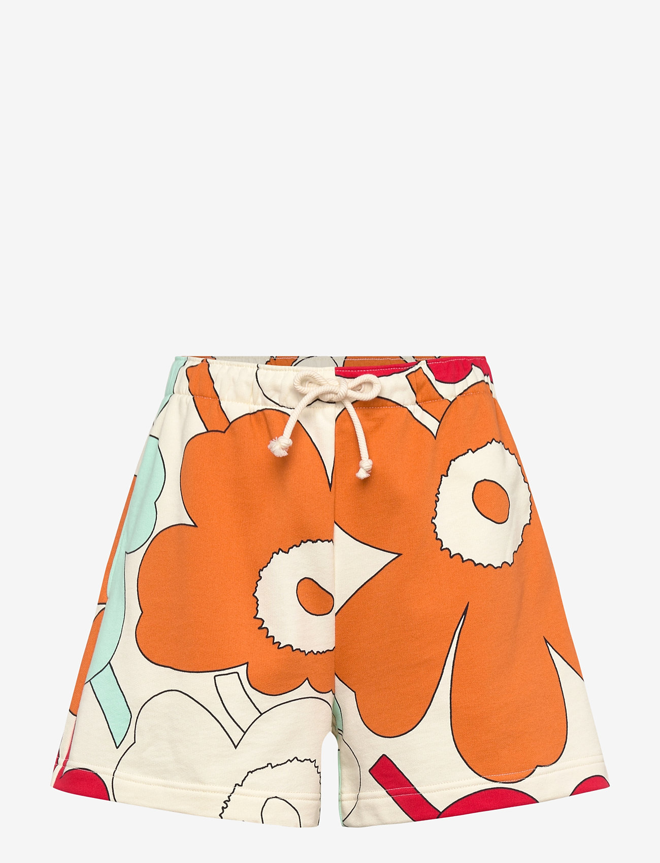 Marimekko - MIKSAUS PIIRTO UNIKKO - off white, red, turquoise - 1