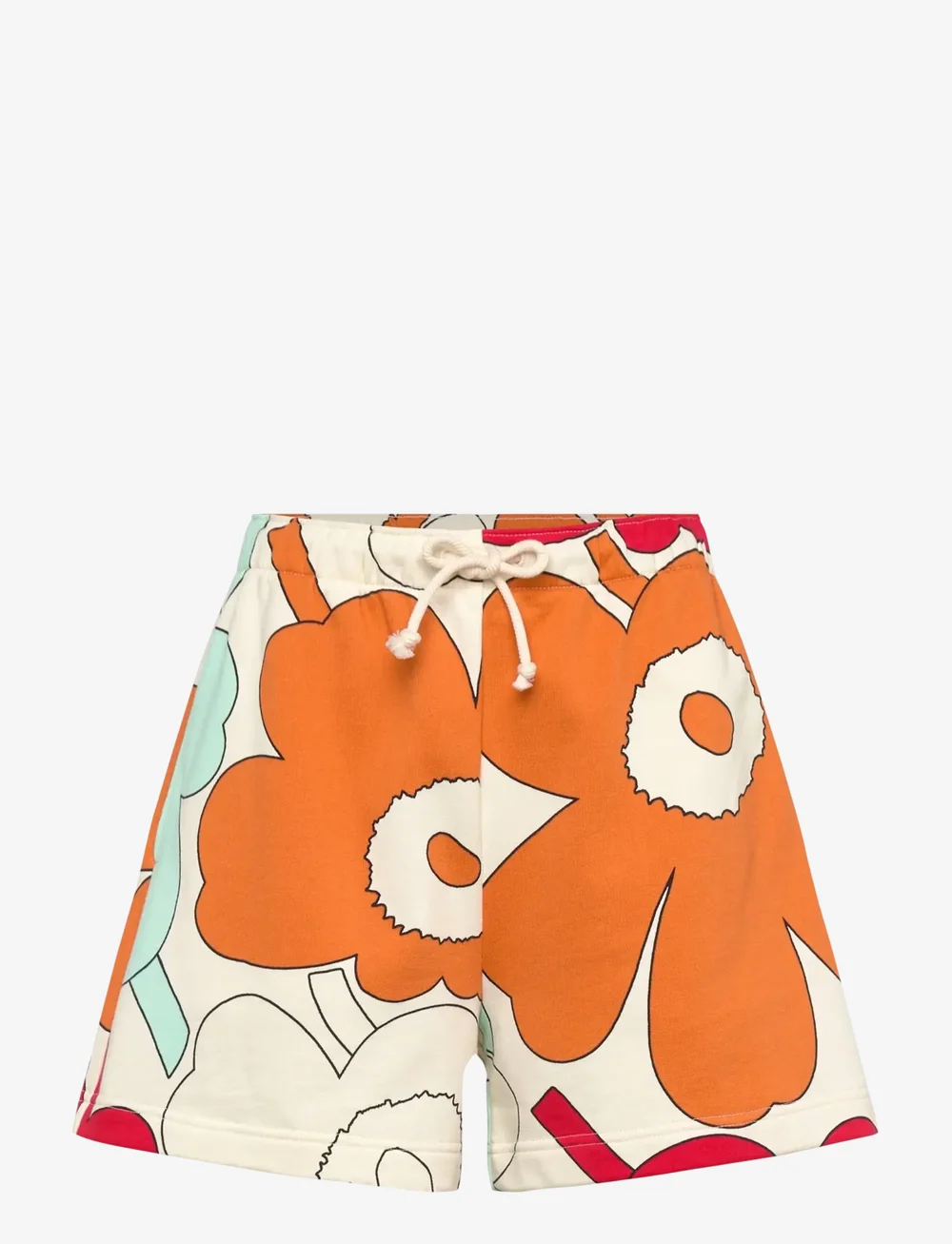 Marimekko - MIKSAUS PIIRTO UNIKKO - fashion trends - off white, red, turquoise - 1