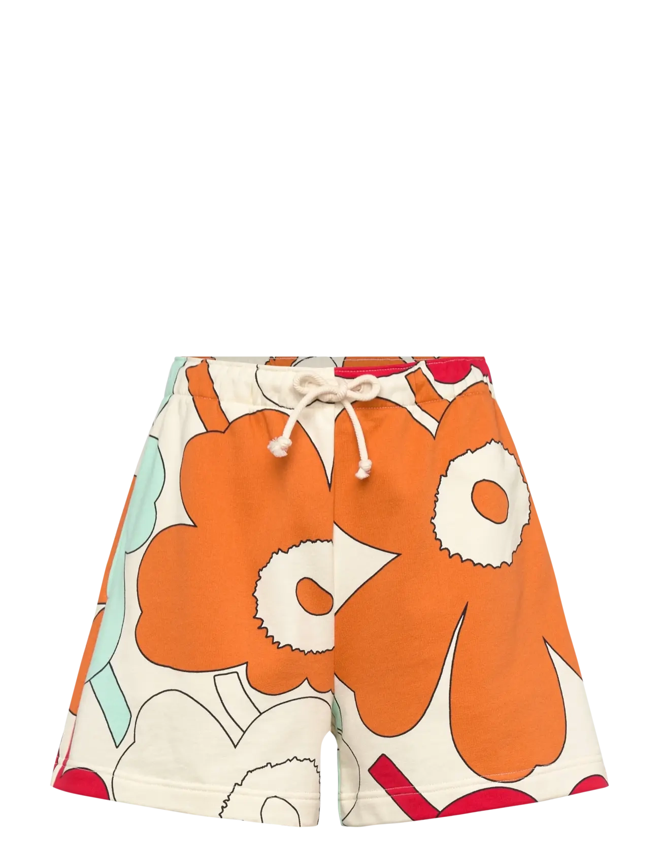 Marimekko - MIKSAUS PIIRTO UNIKKO - off white, red, turquoise - 1