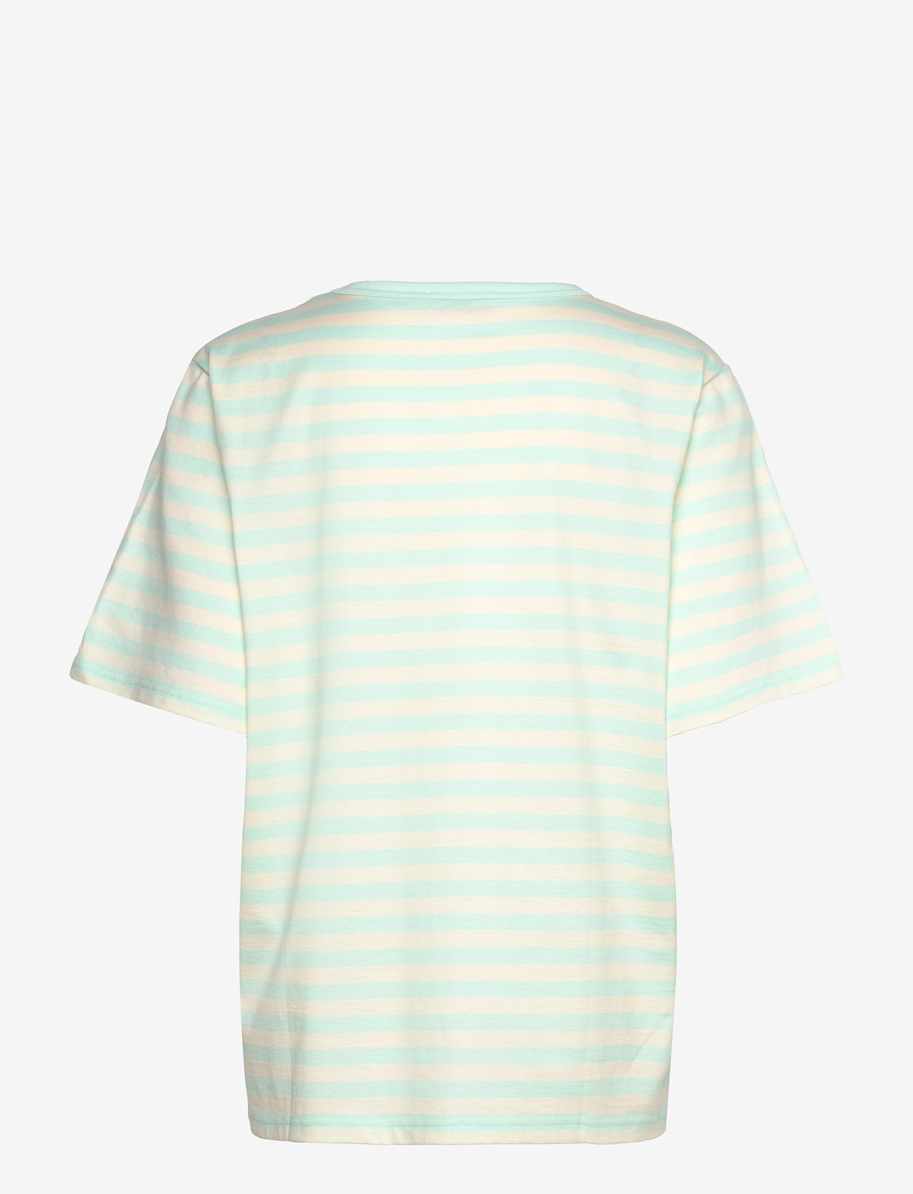 Marimekko - TASARAITA UNISEX UNIKKO SS - t-shirts - turquoise, off white - 2
