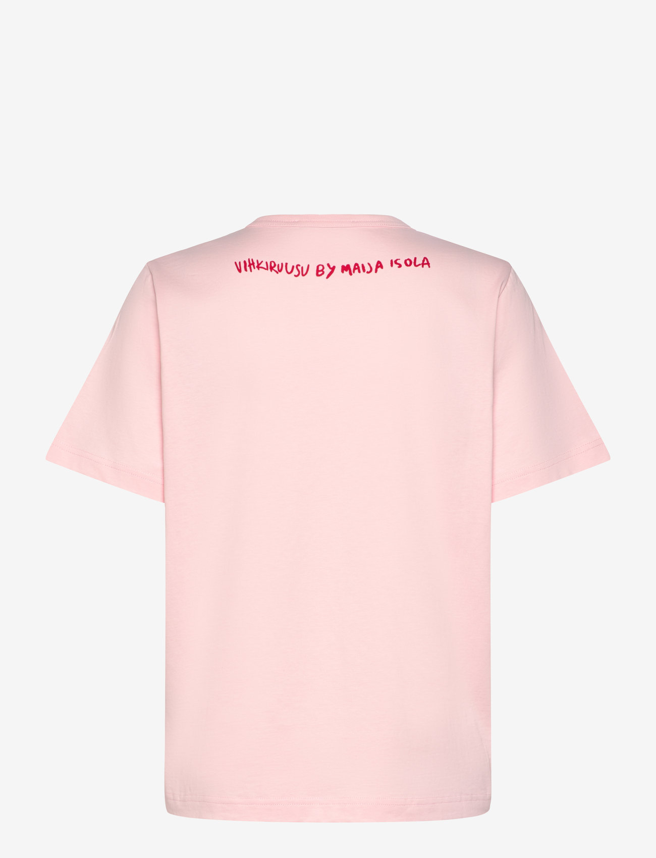 Marimekko - ERNA VIHKIRUUSU PLACEMENT - light pink, red - 1