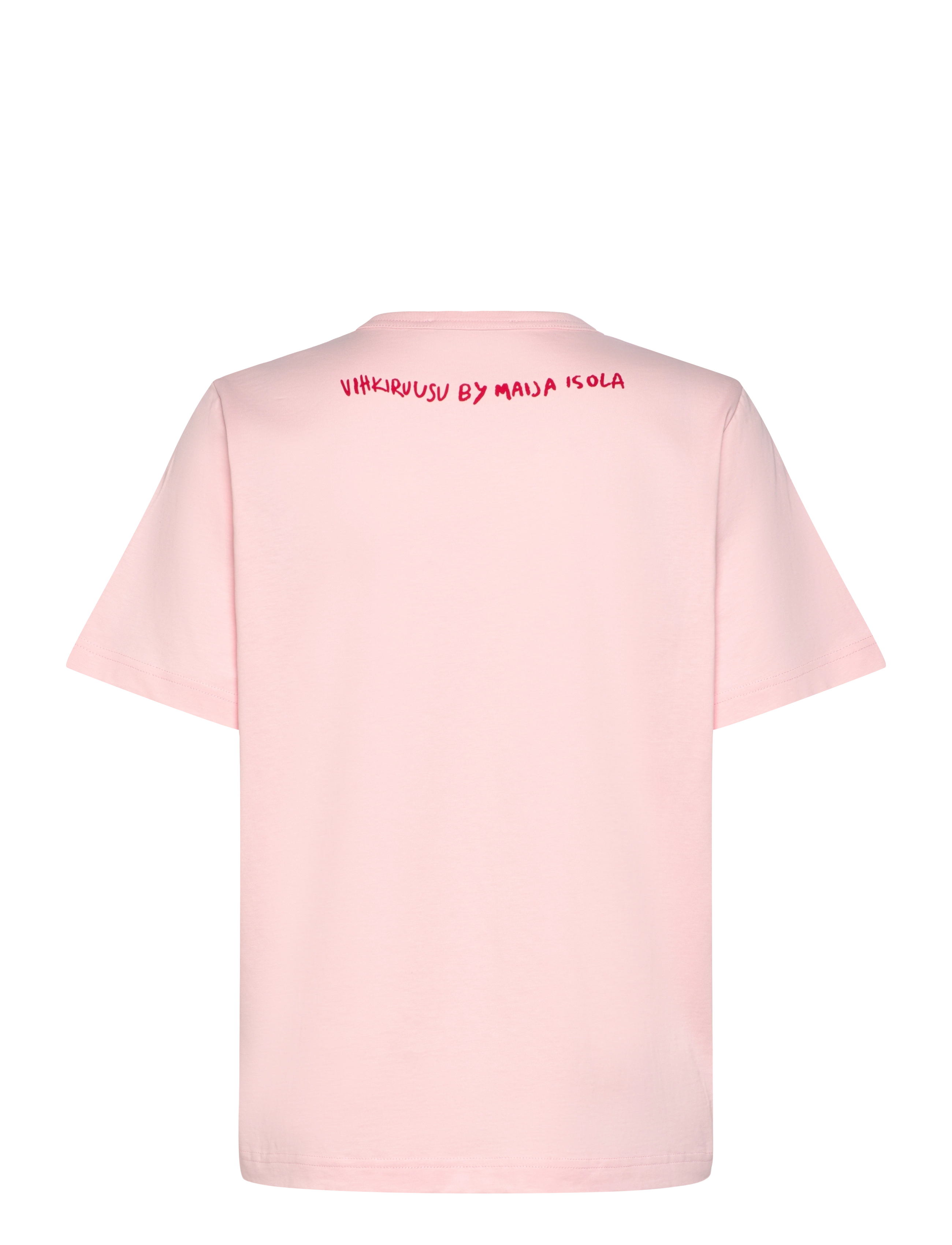 Marimekko - ERNA VIHKIRUUSU PLACEMENT - light pink, red - 2