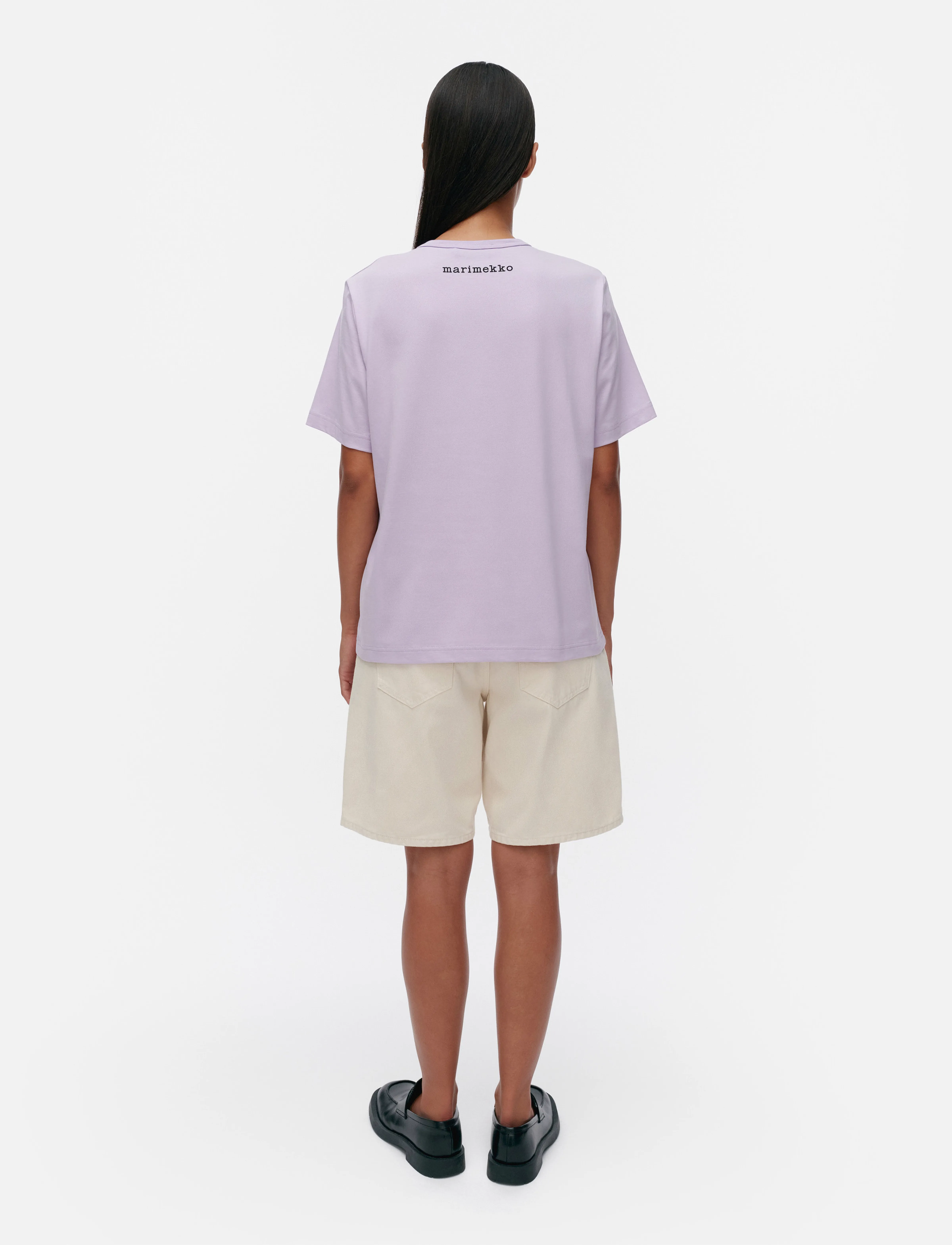 Marimekko - ERNA UNIKKO PLACEMENT - lilac, off white, black - 3