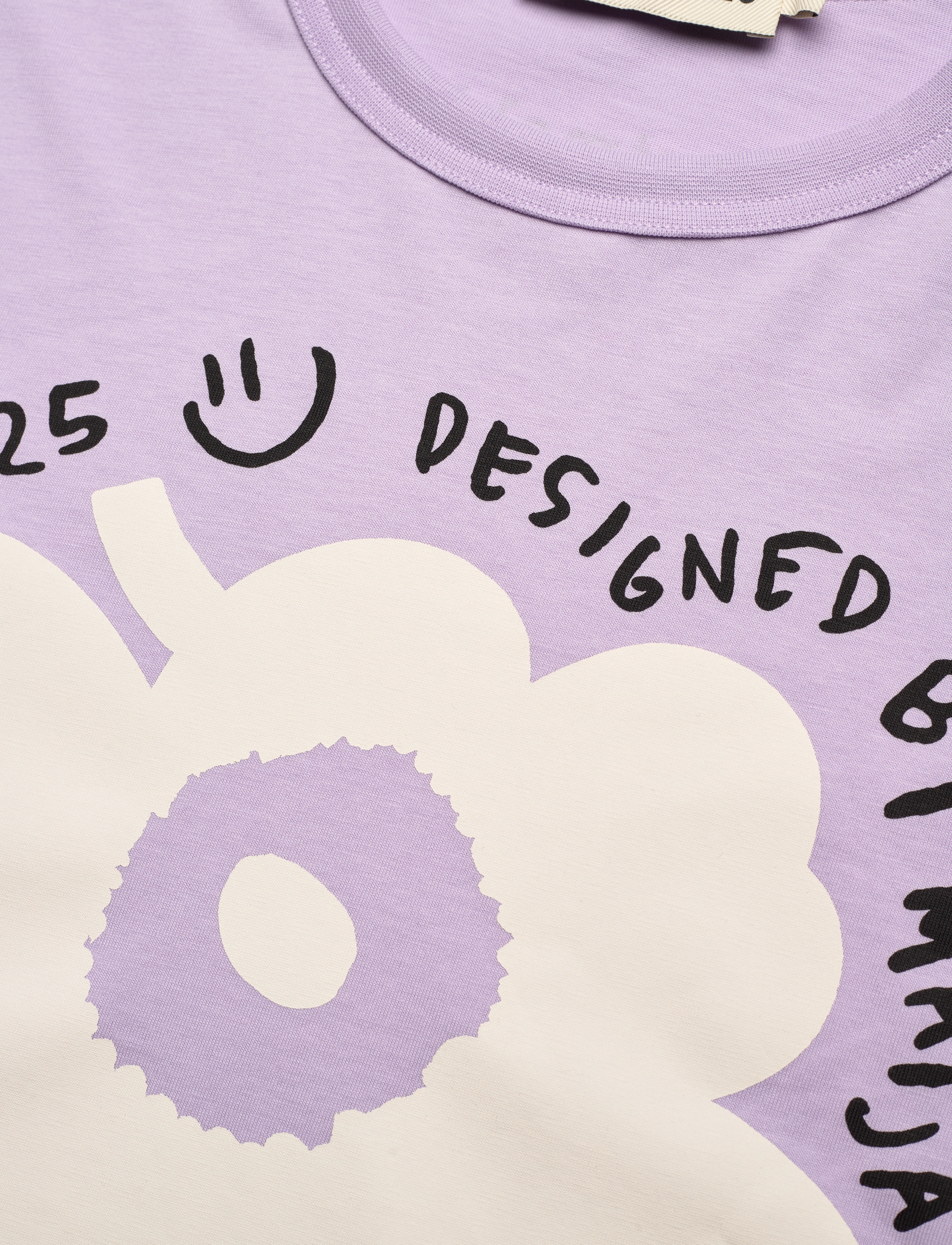 Marimekko - ERNA UNIKKO PLACEMENT - lilac, off white, black - 5