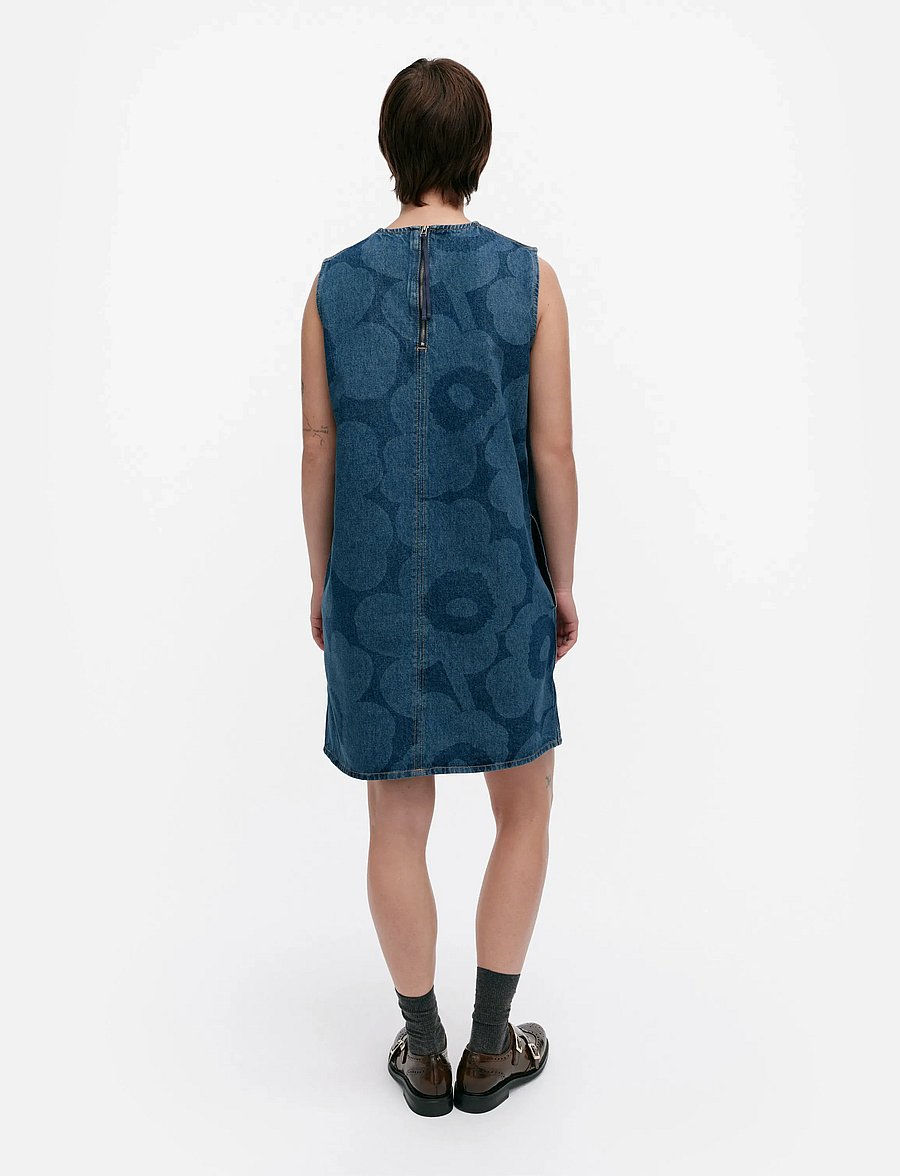 Marimekko - MARIDENIM SOMASTI UNIKKO - short dresses - mid indigo - 3