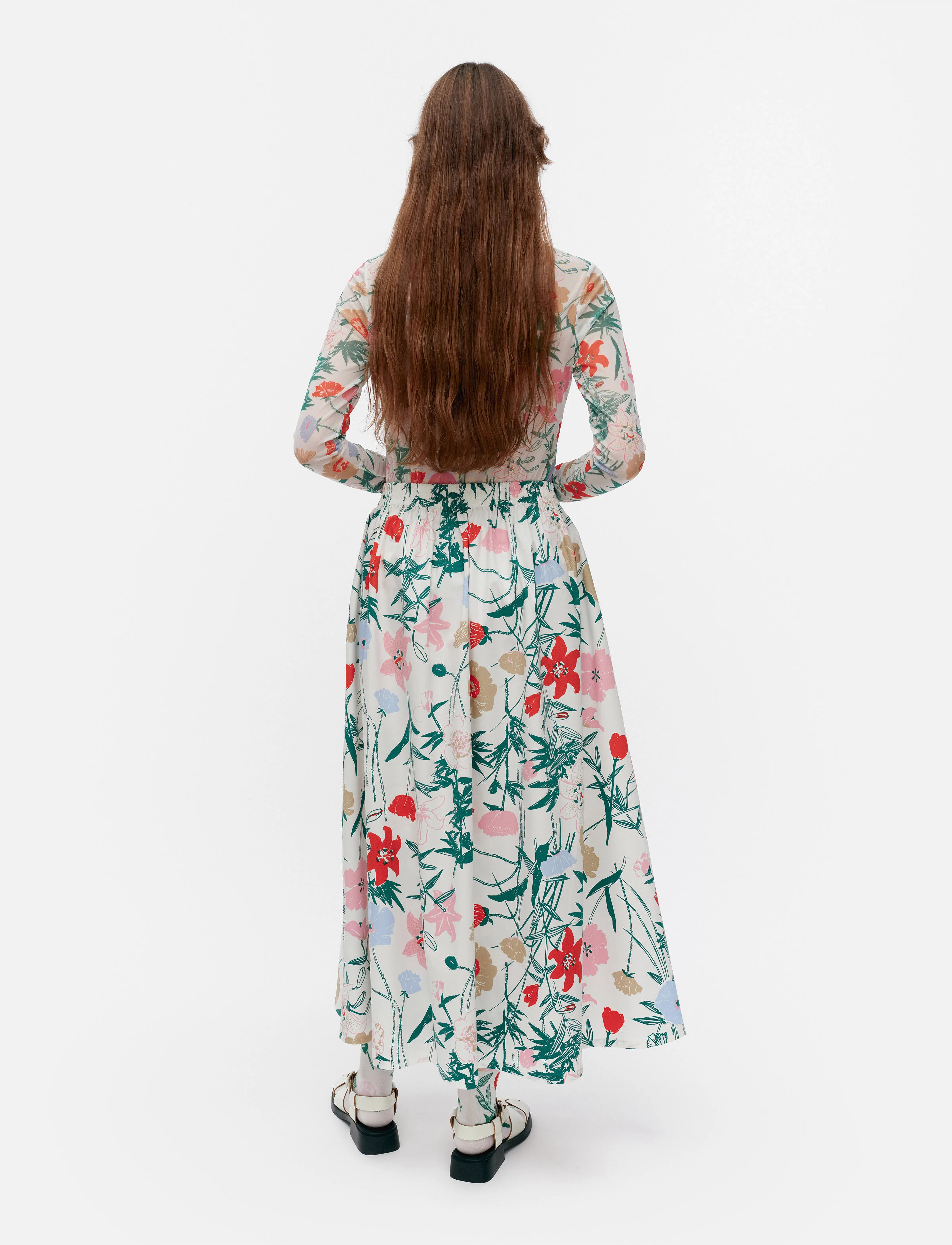 Marimekko - BUKLEE PERENNA - white, green, red, brown - 3