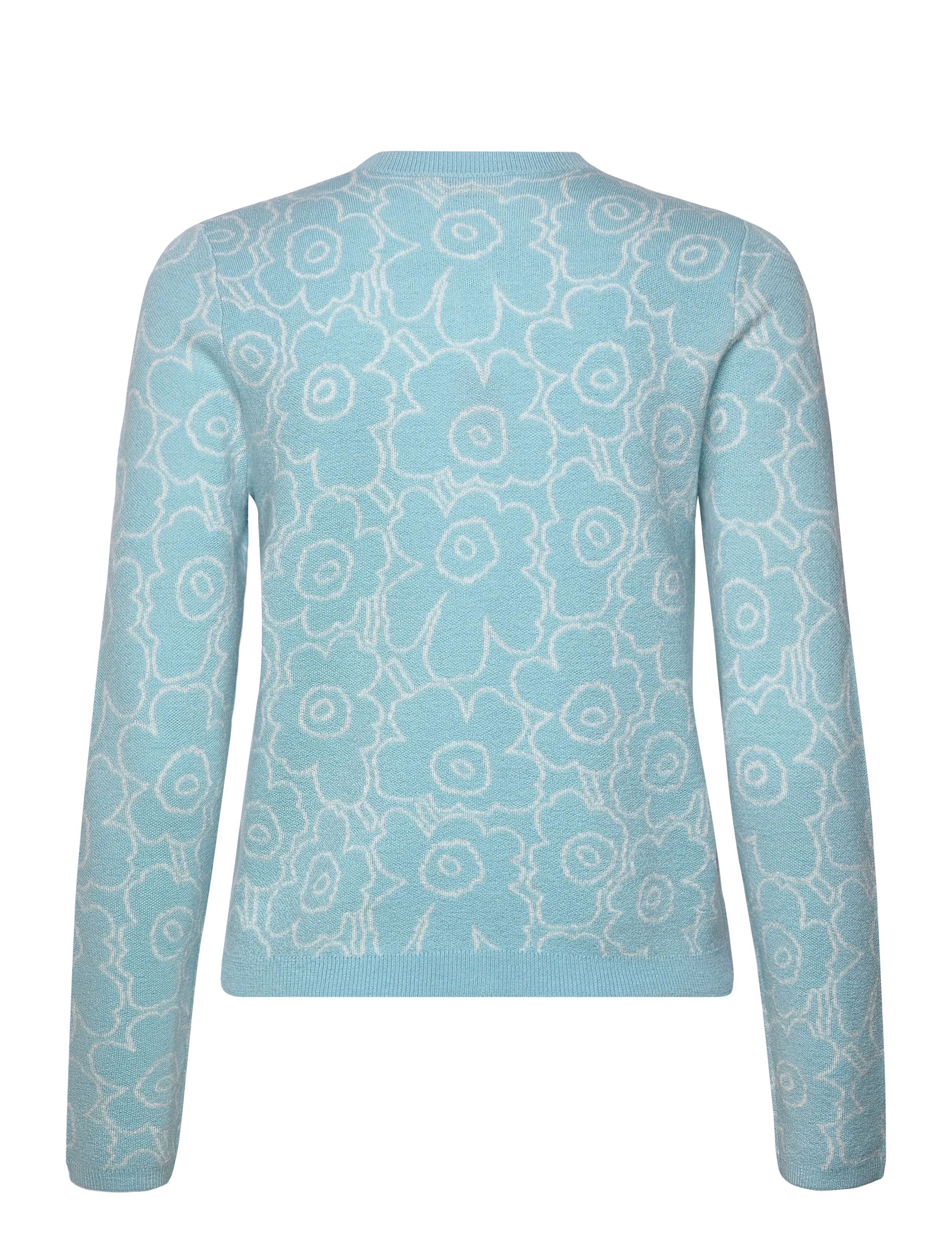 Marimekko - RWS MUTKA MINI PIIRTO UNIKKO - susegamieji megztiniai - light blue, off white - 2