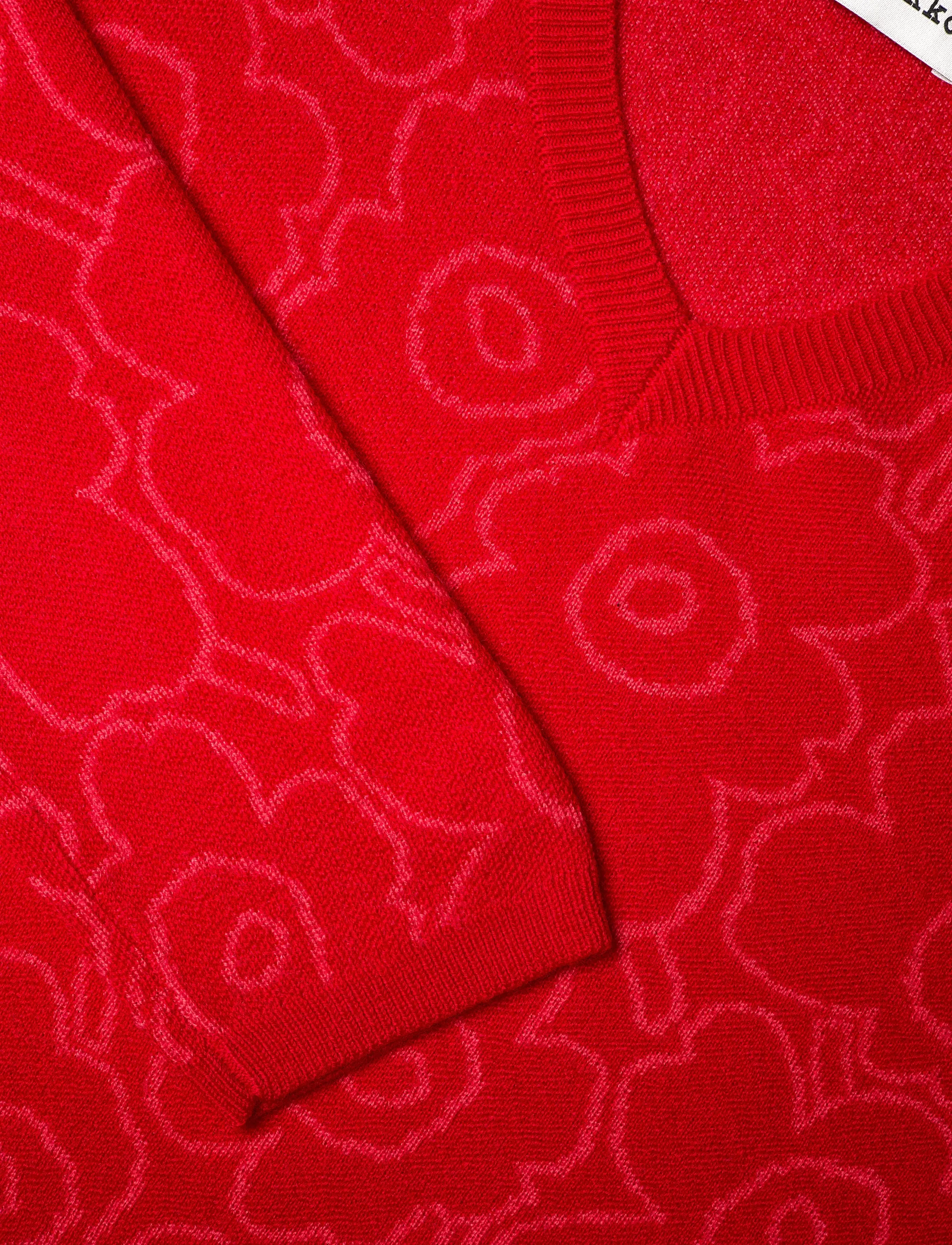 Marimekko - RWS RULLATA MINI PIIRTO UNIKKO - pullover - red, red - 5