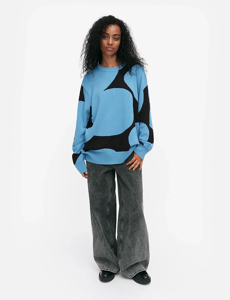 Marimekko - SESONKI UNIKKO - striktrøjer - blue, black - 0