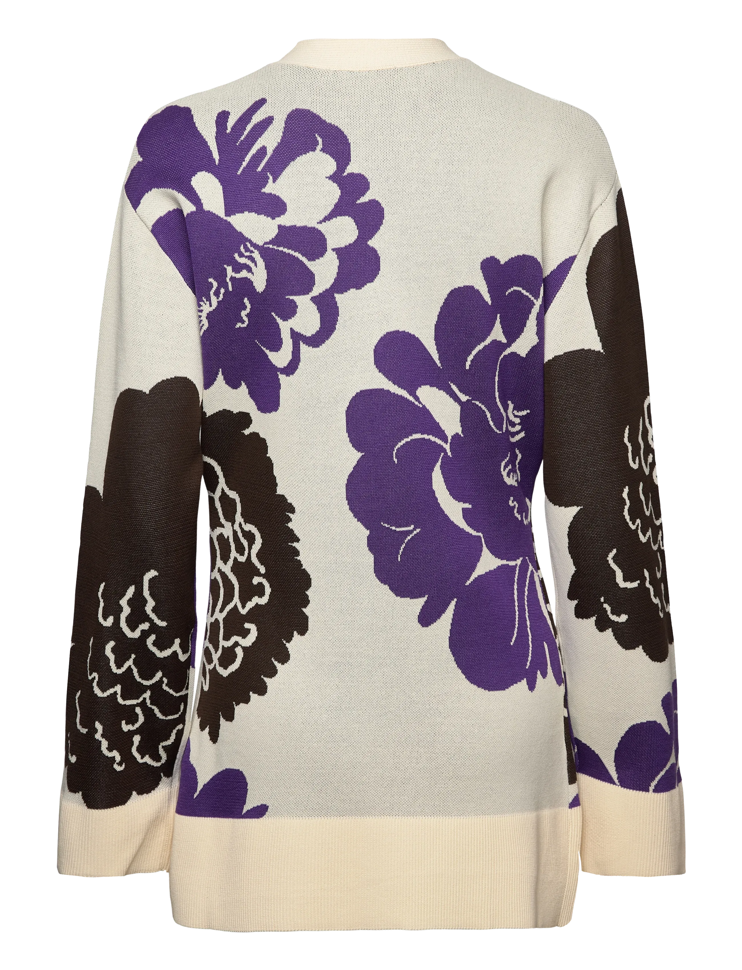 Marimekko - LUMOAVA PIONI - kardiganid - light beige, brown, violet - 2