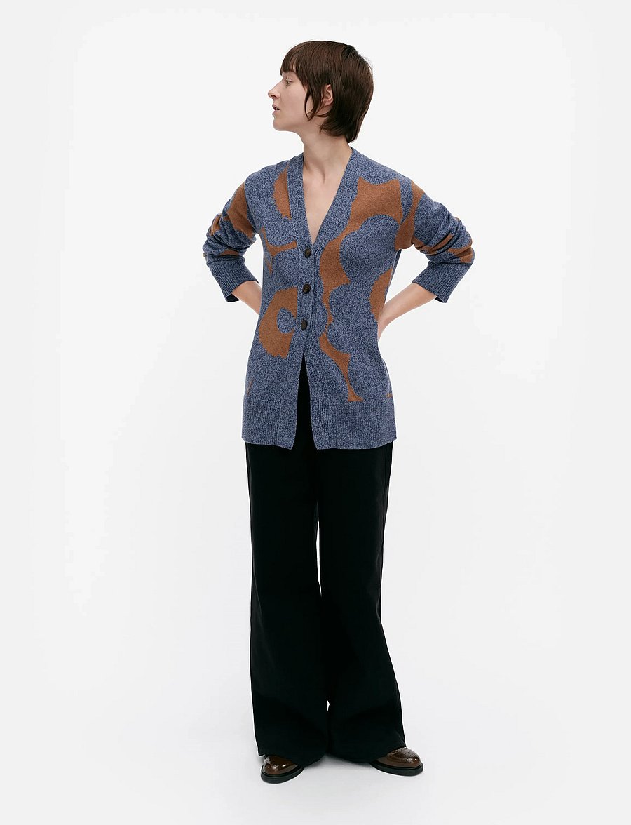 Marimekko - KUMMA UNIKKO - cardigans - blue, brown - 0