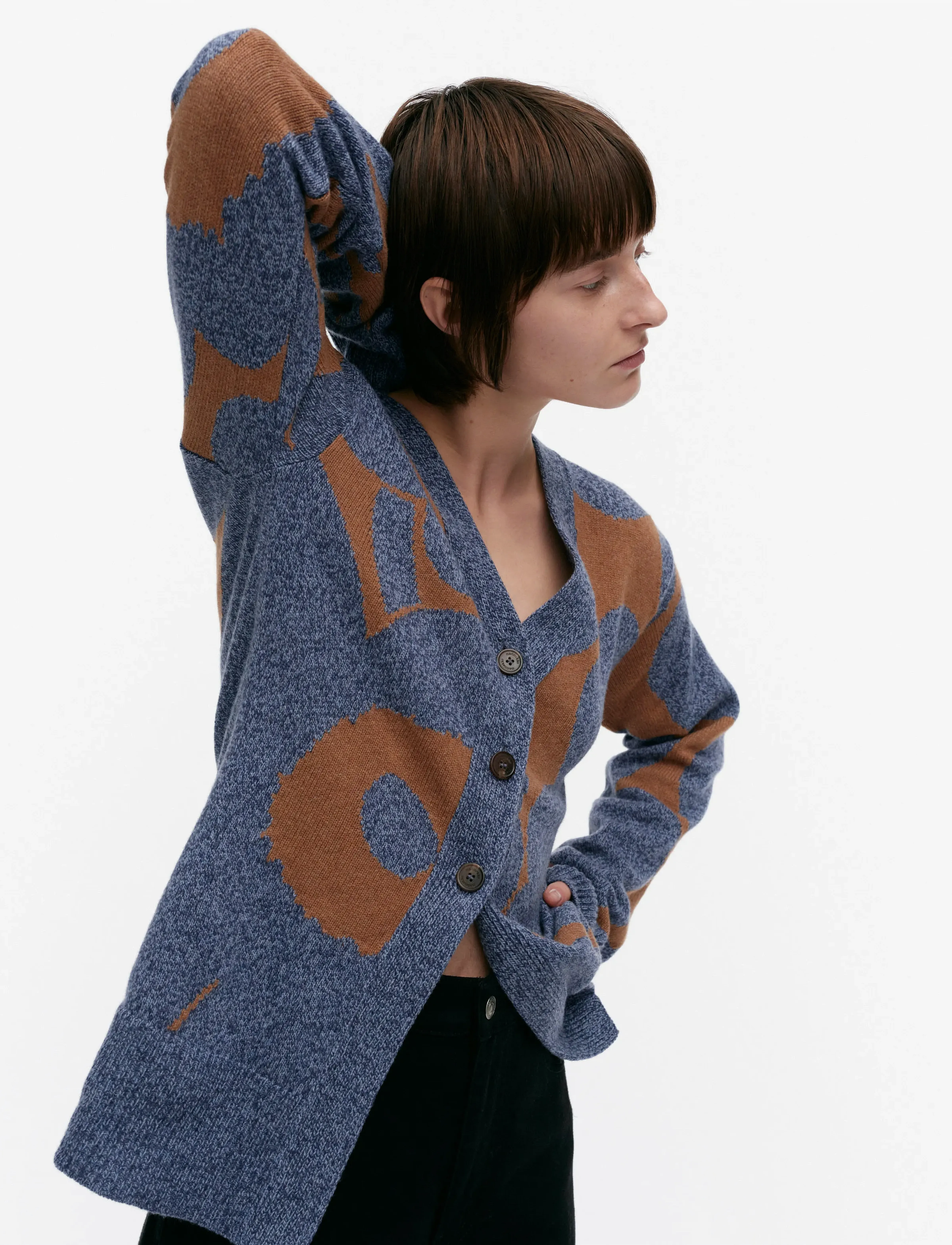 Marimekko - KUMMA UNIKKO - cardigans - blue, brown - 4