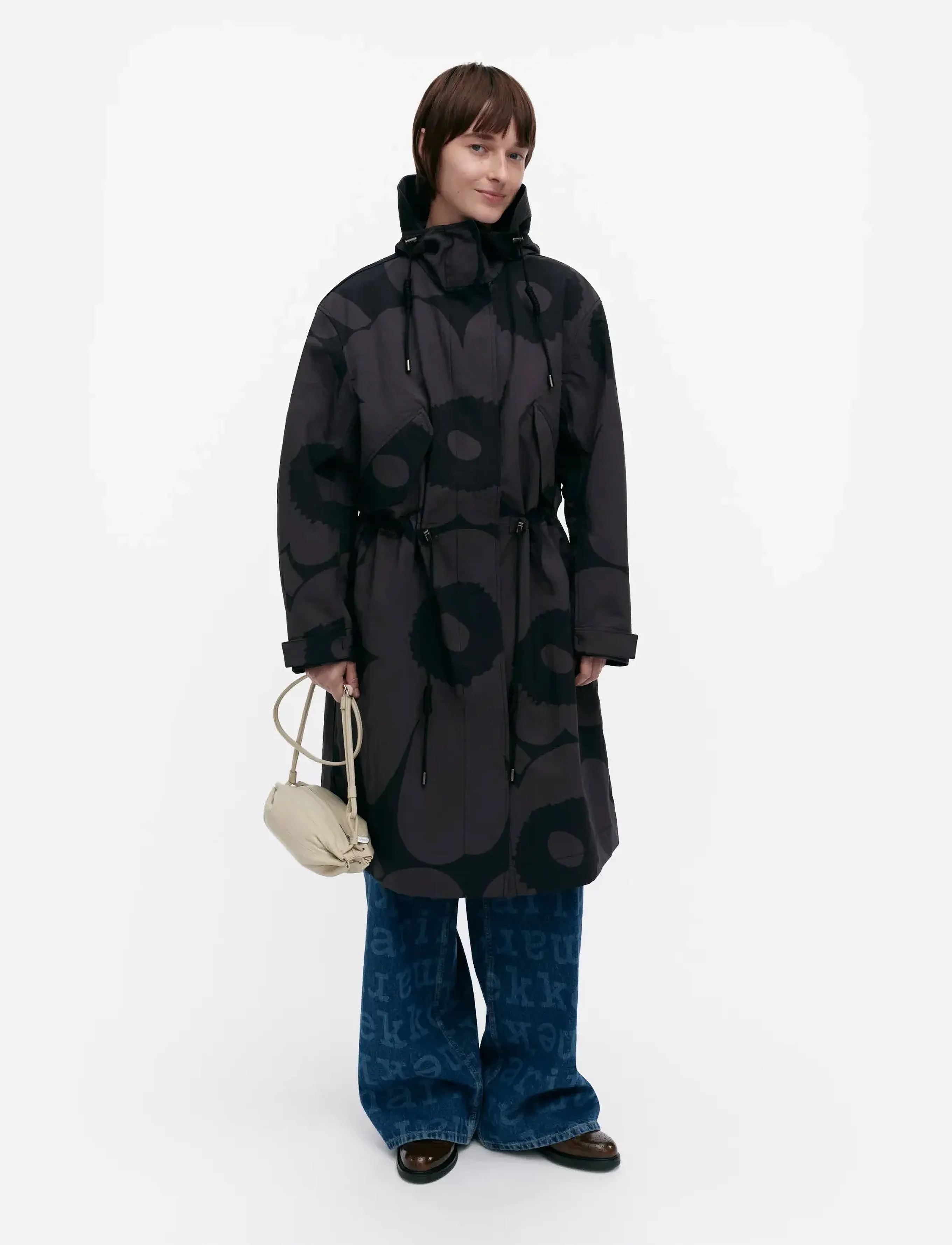 Marimekko KAARTAA UNIKKO - Transitional Layering - BLACK, DARK GREY / black