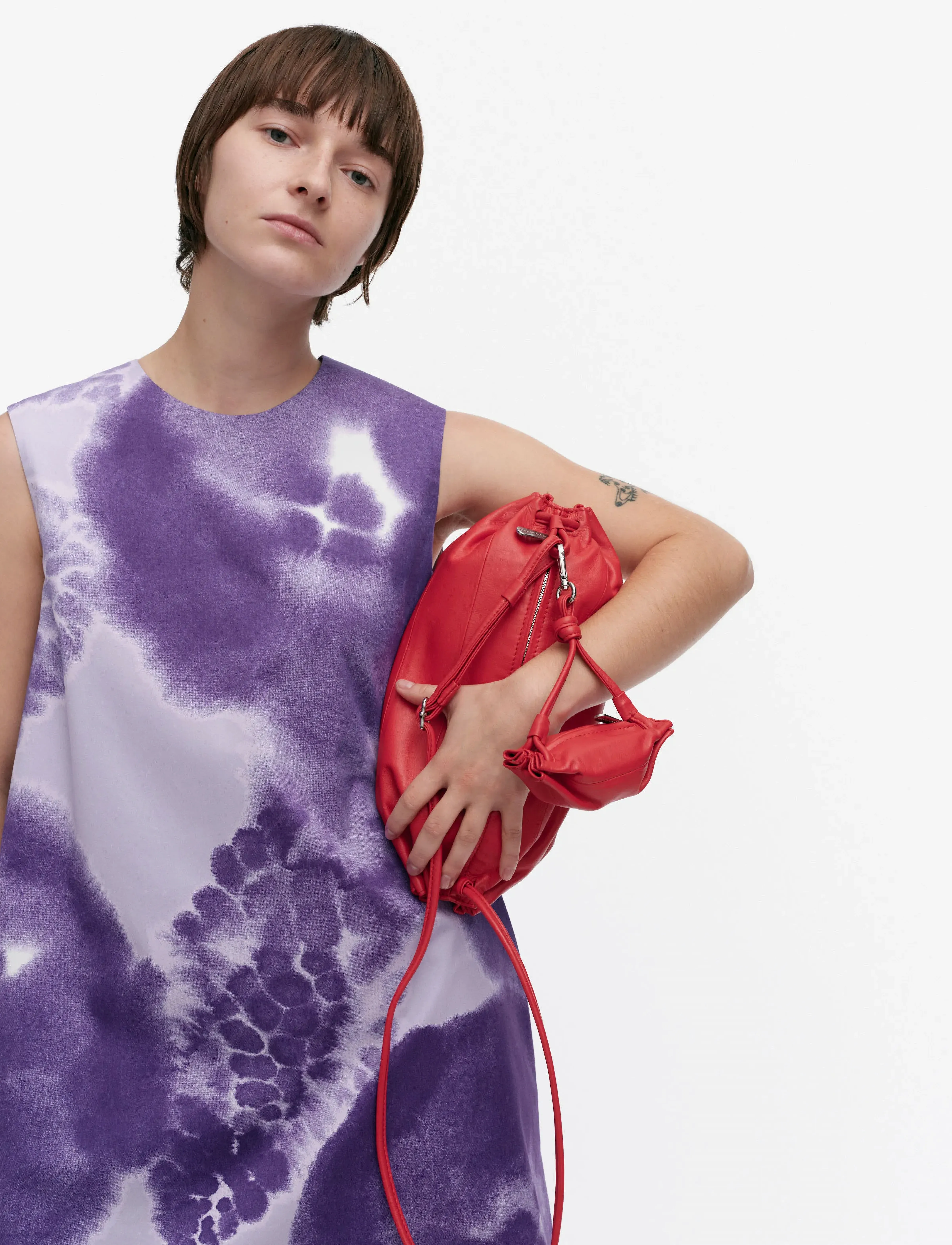 Marimekko Karla Pocket, Kvinder, Nøgletaske, Rød, Str: ONE SIZE