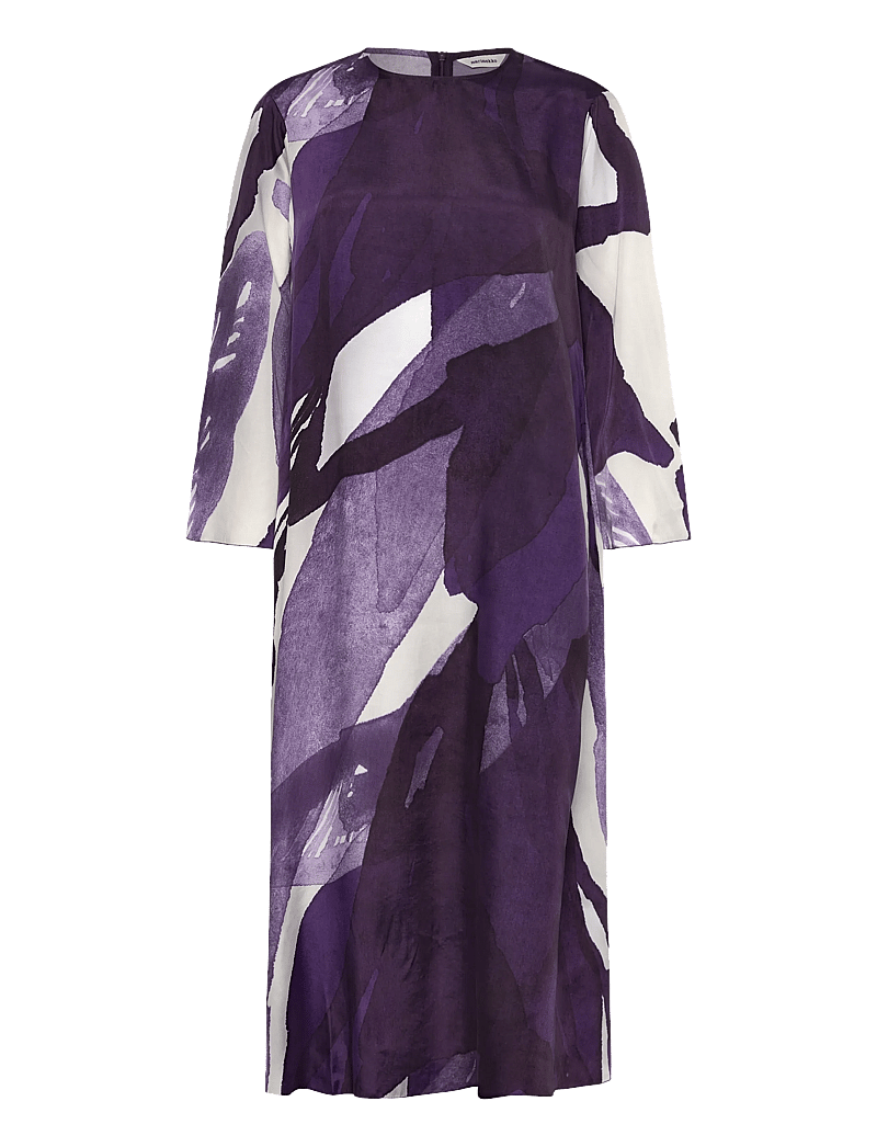 Marimekko - FLUIDI KYLMÄNKUKKA - maksikleidid - violet, off white - 1