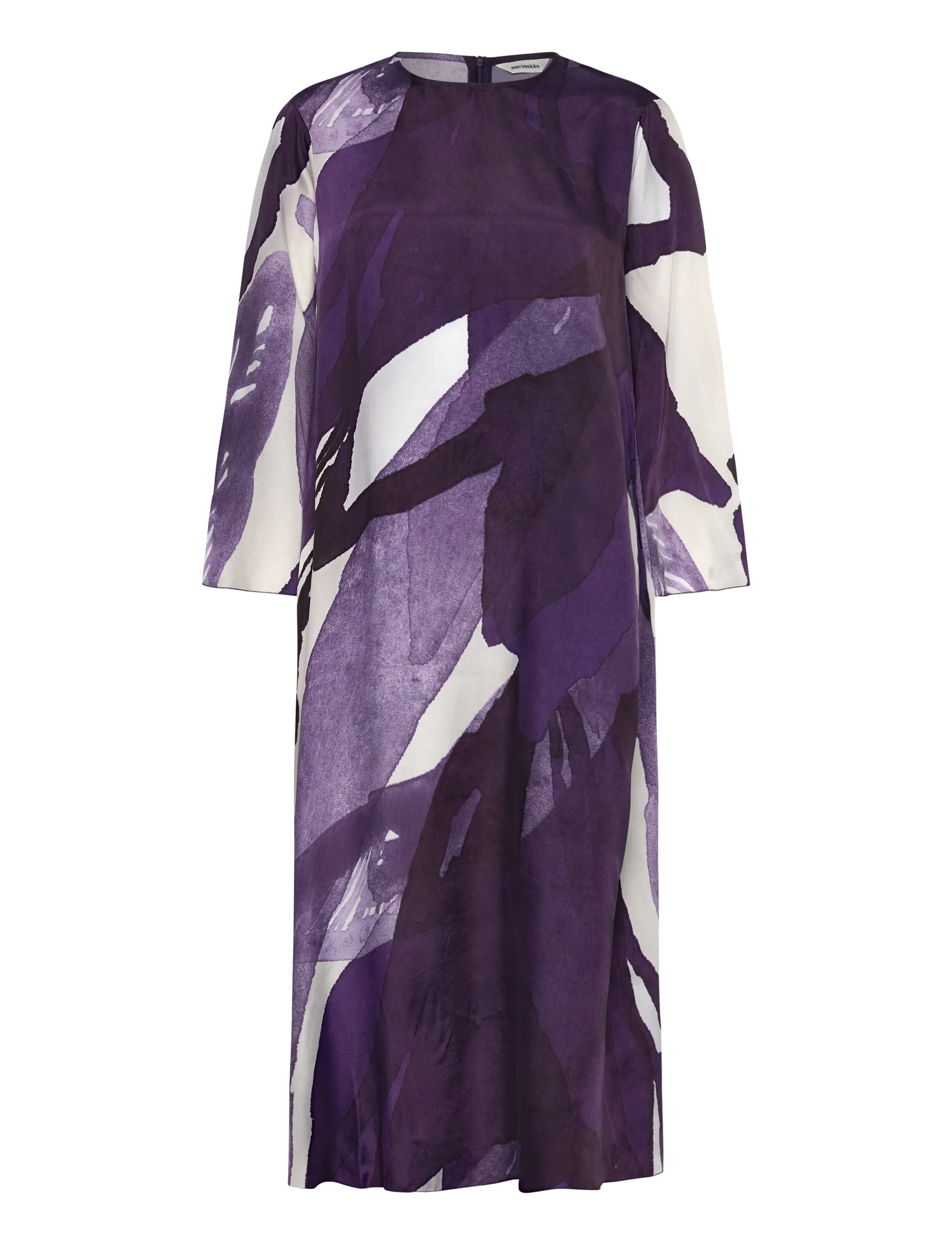 Marimekko FLUIDI KYLMÄNKUKKA - Kjoler - VIOLET, OFF WHITE / purple