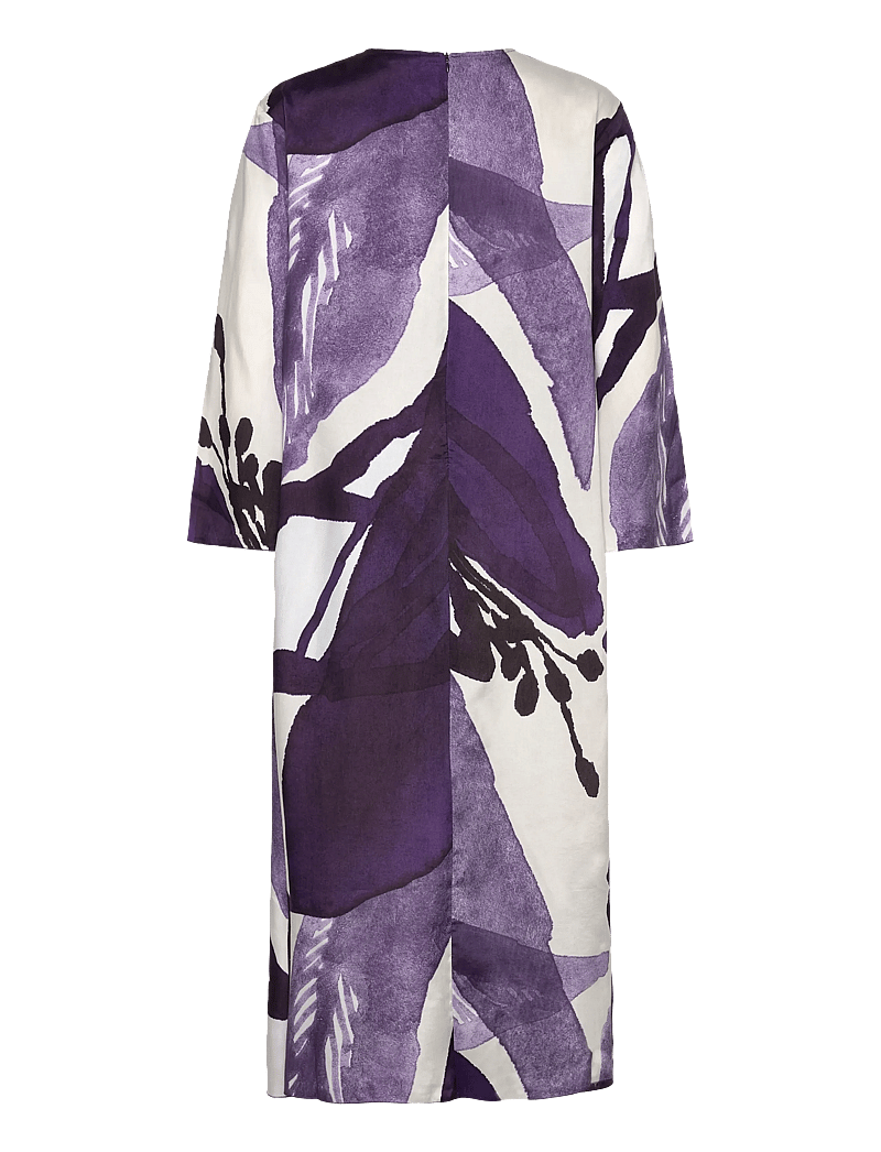 Marimekko - FLUIDI KYLMÄNKUKKA - maksikleidid - violet, off white - 2