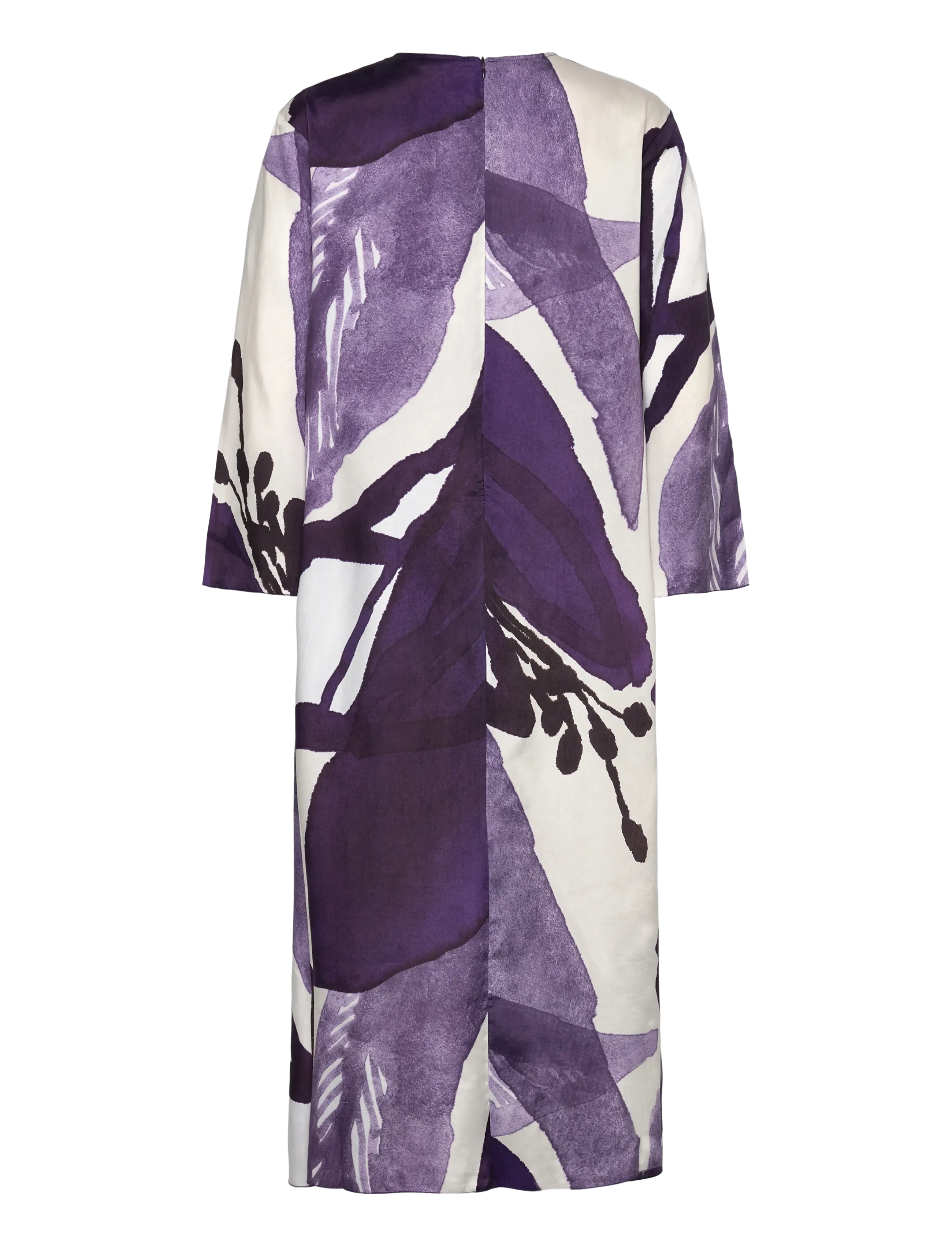 Marimekko - FLUIDI KYLMÄNKUKKA - maksikleidid - violet, off white - 2