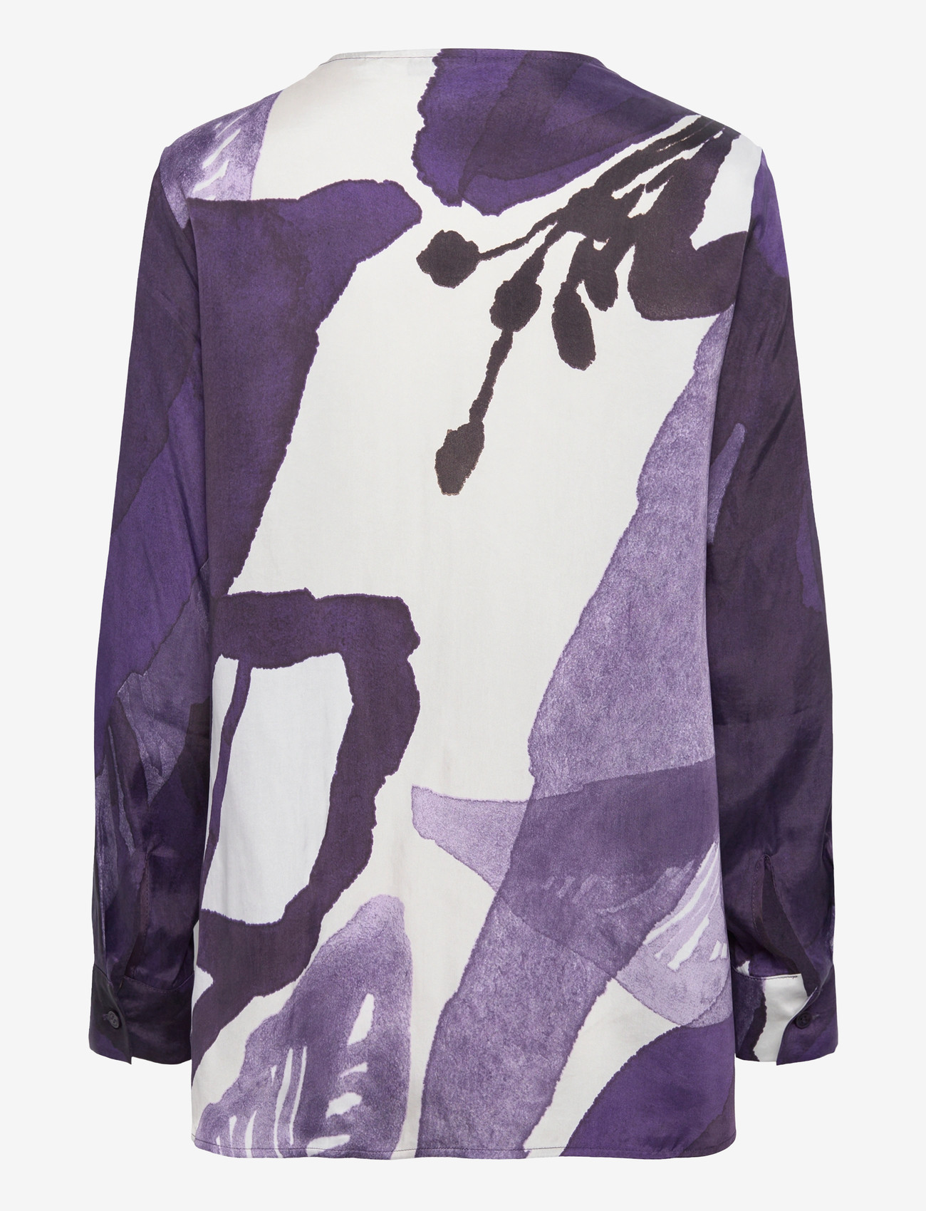 Marimekko - KOVERTAA KYLMÄNKUKKA - langærmede bluser - violet, off white - 2