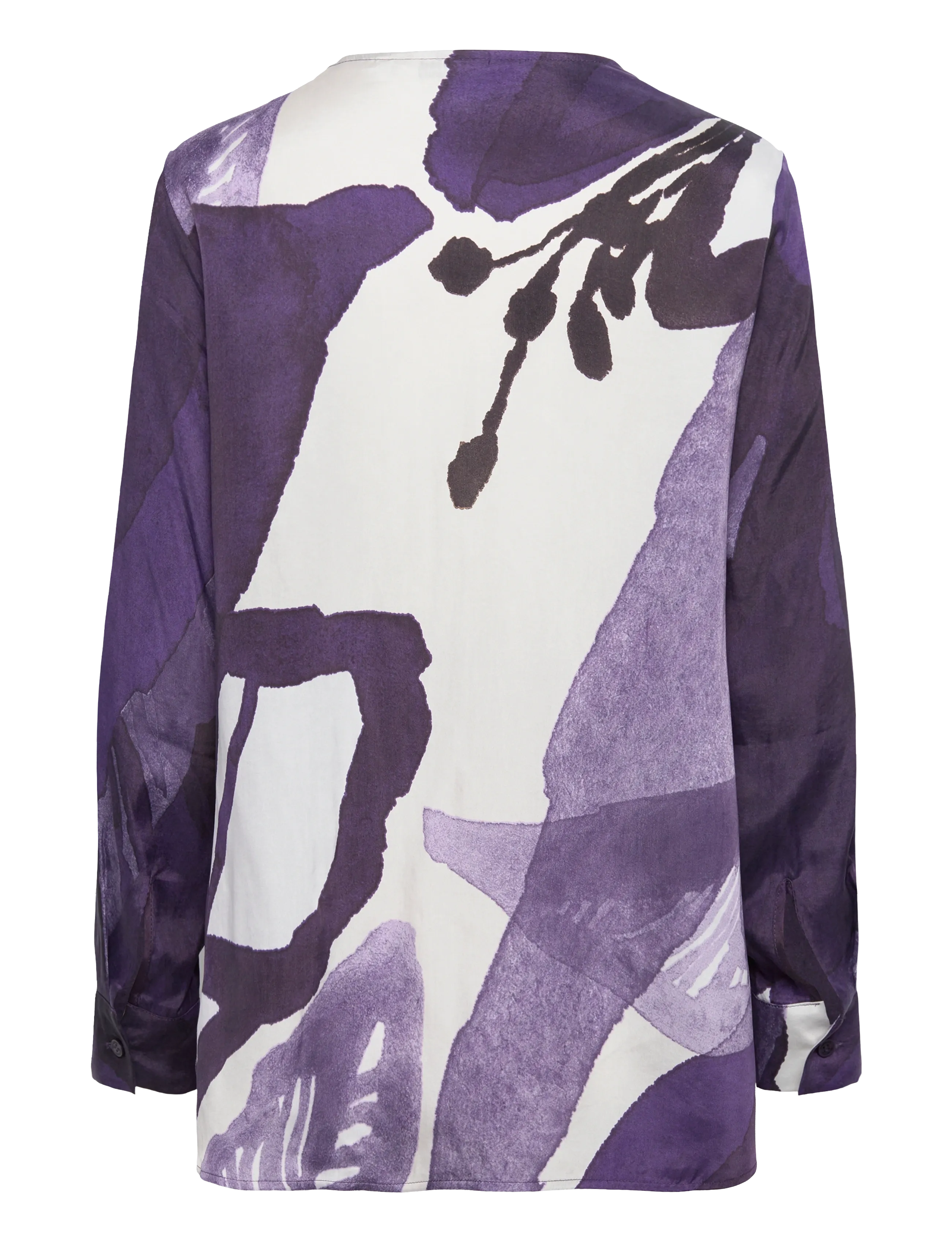 Marimekko - KOVERTAA KYLMÄNKUKKA - pikkade varrukatega pluusid - violet, off white - 2